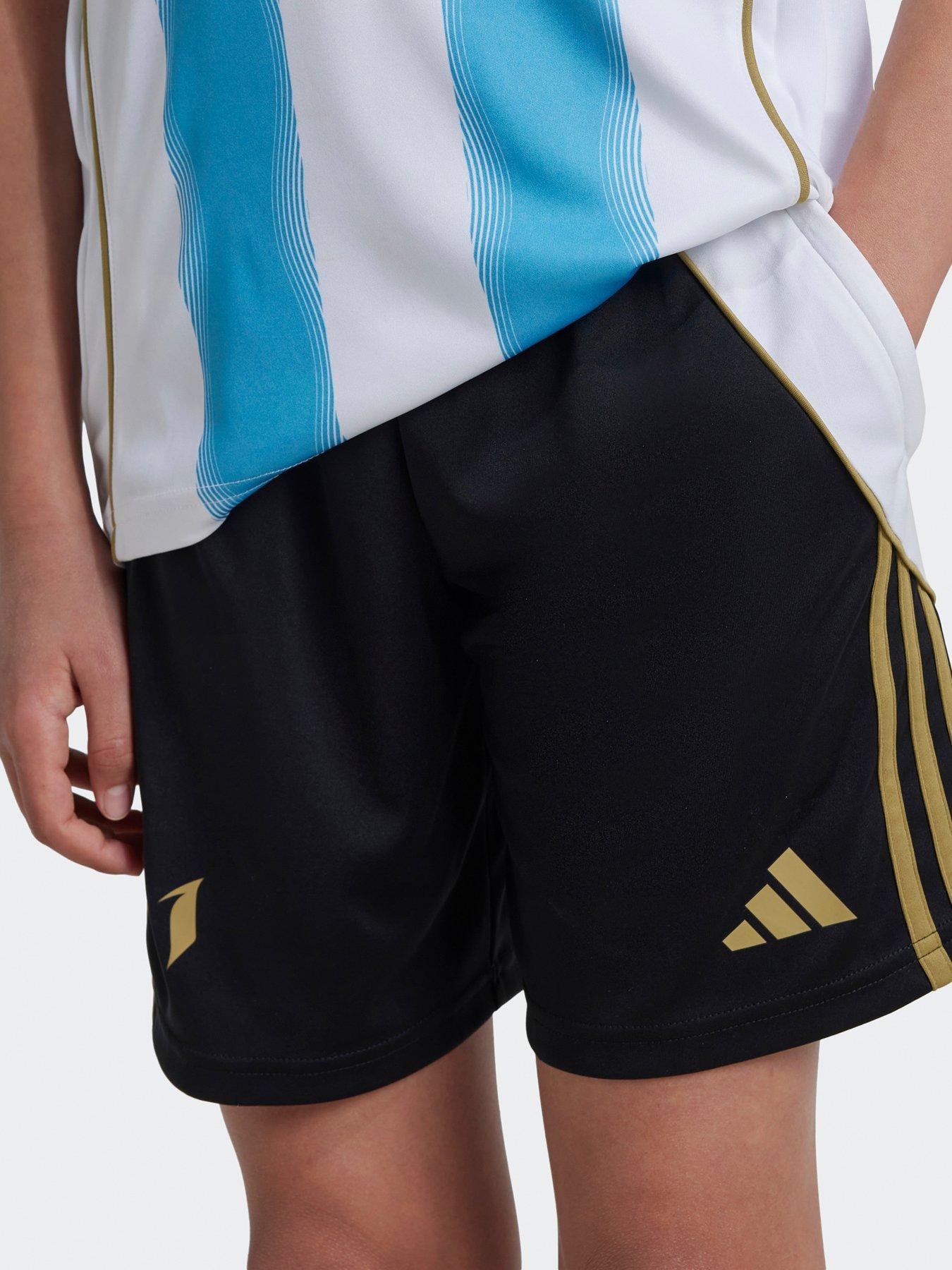 adidas-youth-messi-3-stripe-short-blackoutfit