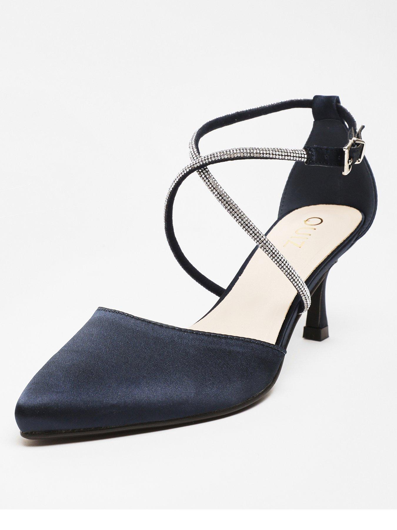 quiz-navy-satin-cross-strap-court-heelsstillFront