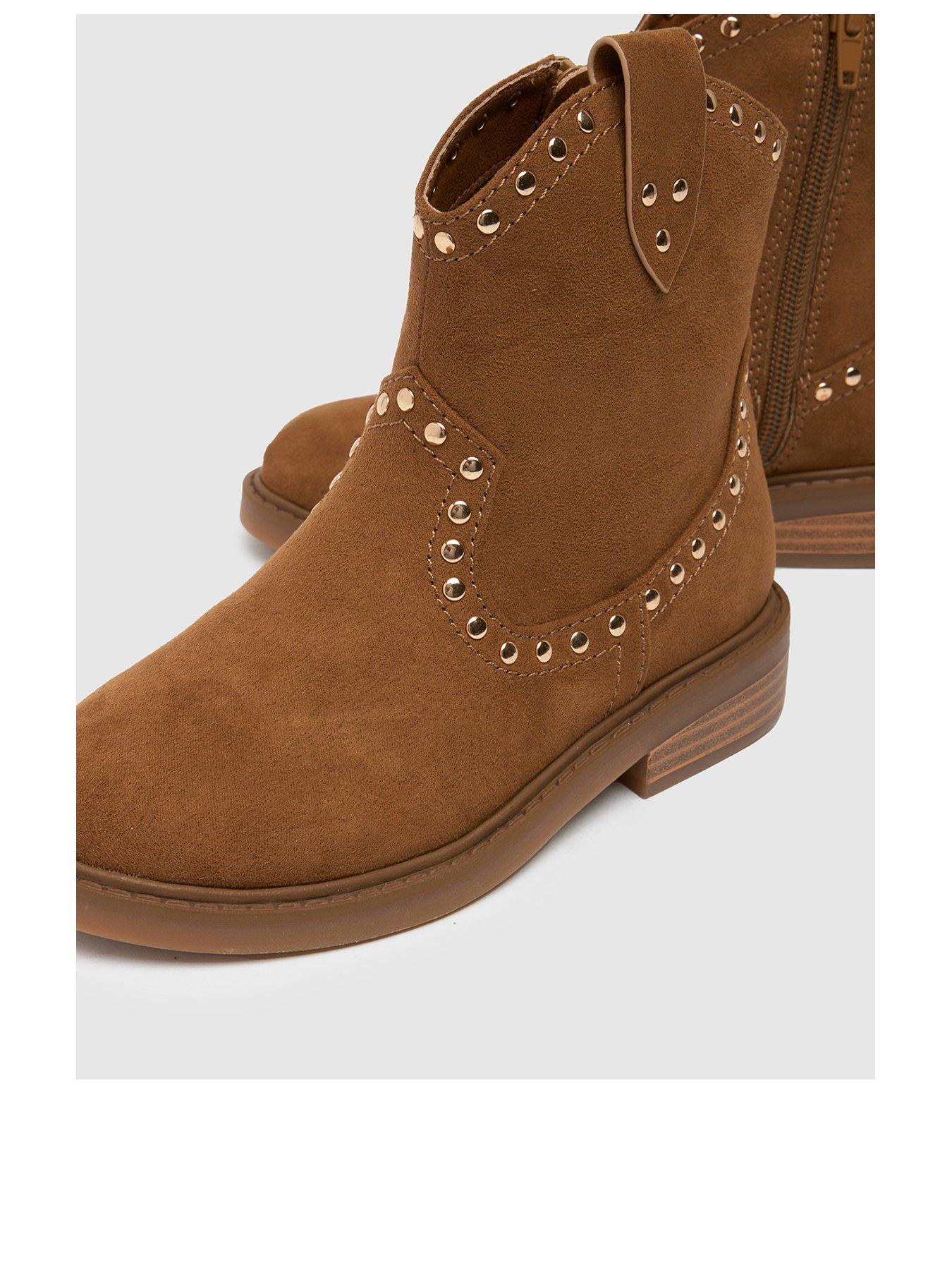 schuh-cactus-new-western-junior-brownstillFront