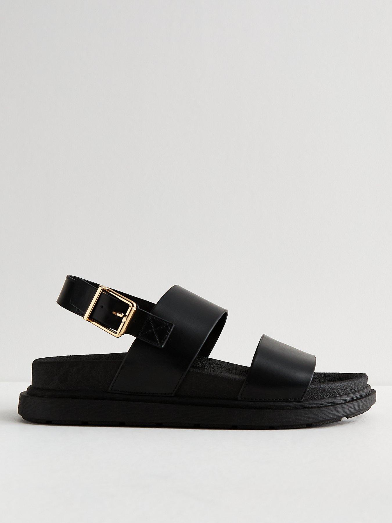 new-look-wide-fit-black-leather-look-2-part-chunky-sandals