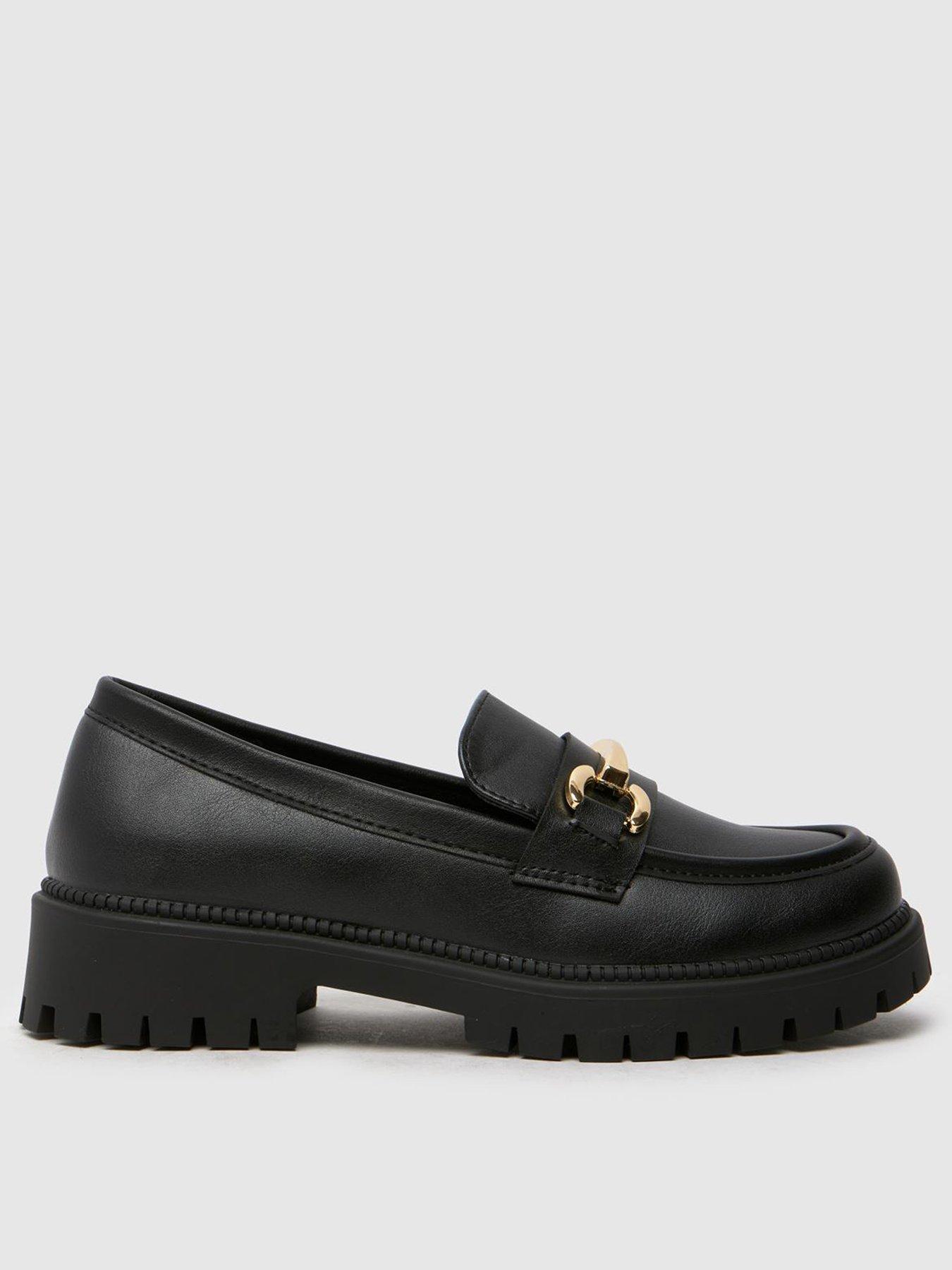 schuh-lattice-feature-pu-loafer-junior-blackfront