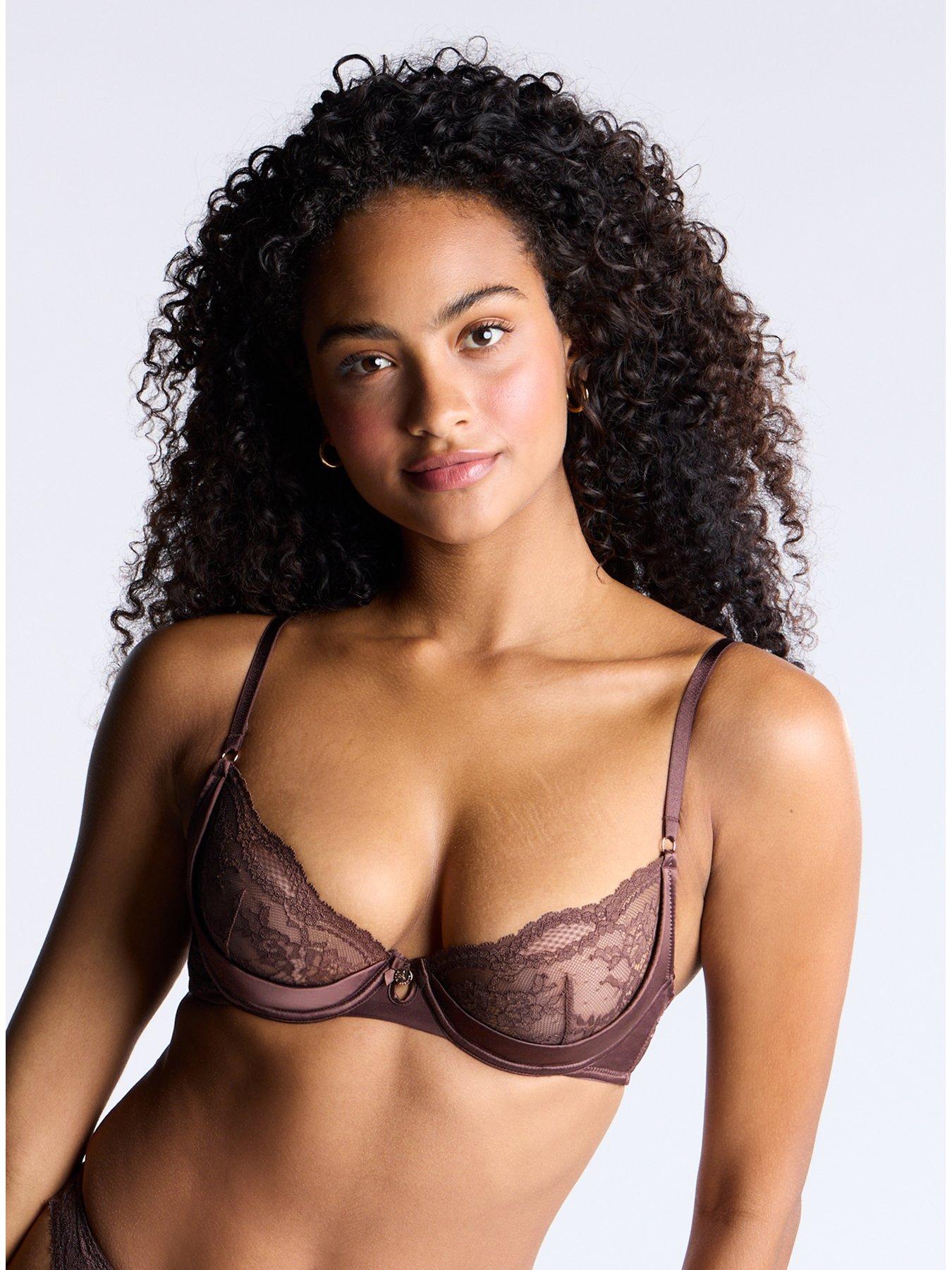Image of Boux Avenue Boux Avenue Claudia Balconette Bra - Brown Mix