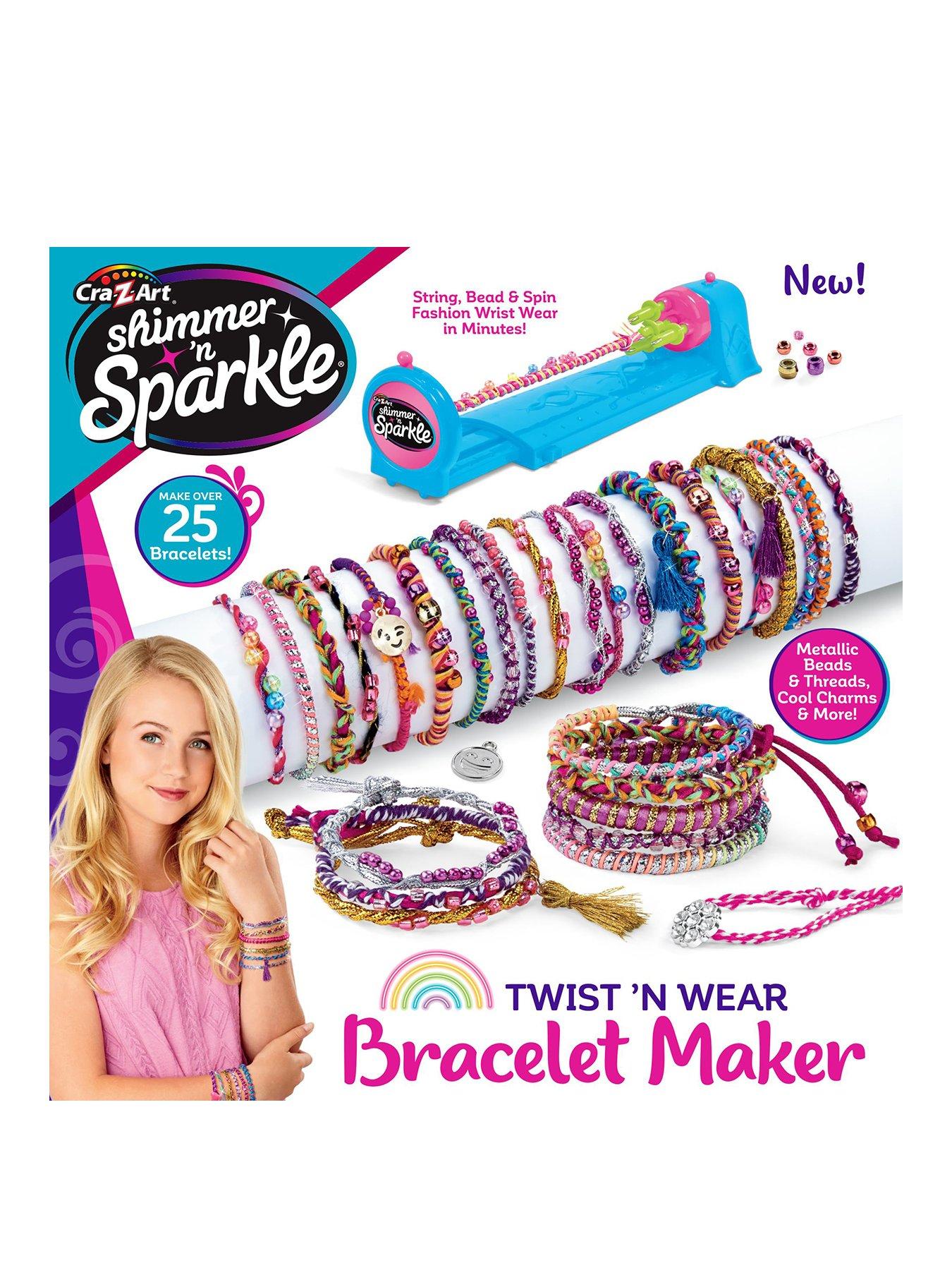 Image 1 of 7 of Shimmer & Sparkle Twist N Wear Bracelet&nbsp;Maker -&nbsp;Neon
