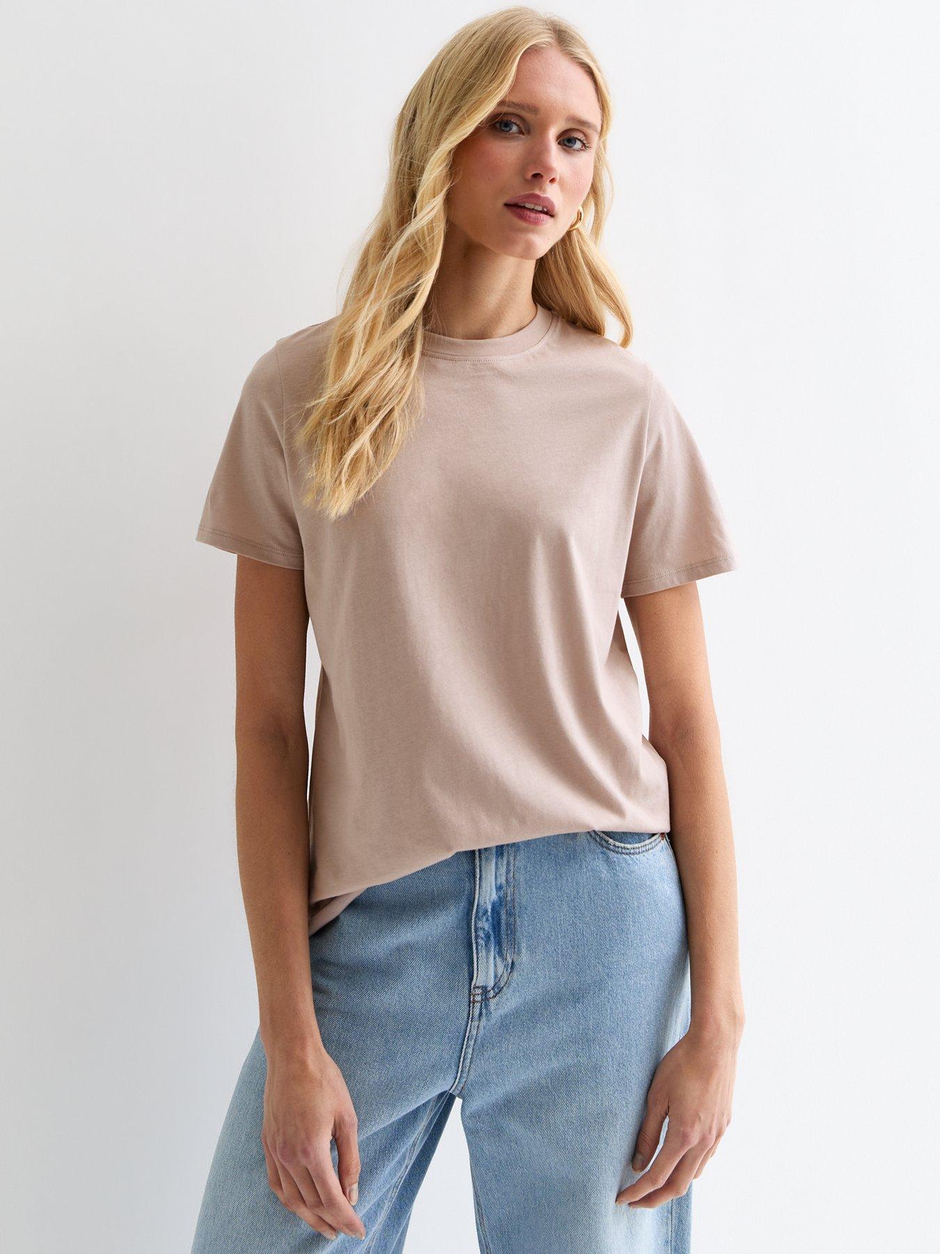 new-look-cotton-crew-neck-t-shirt-beige