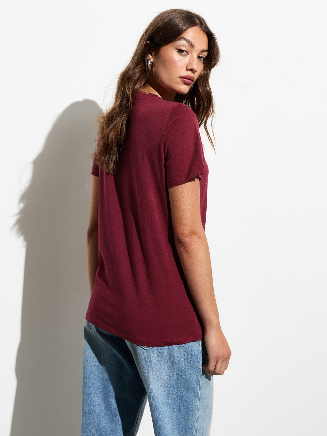 new-look-cotton-crew-neck-t-shirt-redstillFront