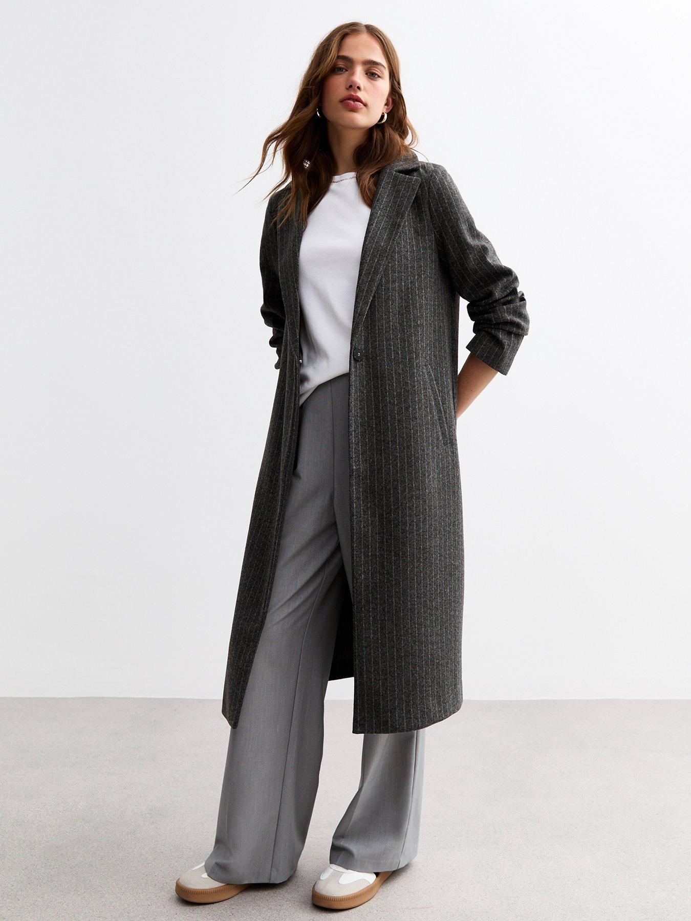 new-look-grey-pinstriped-unlined-longline-coat-multi