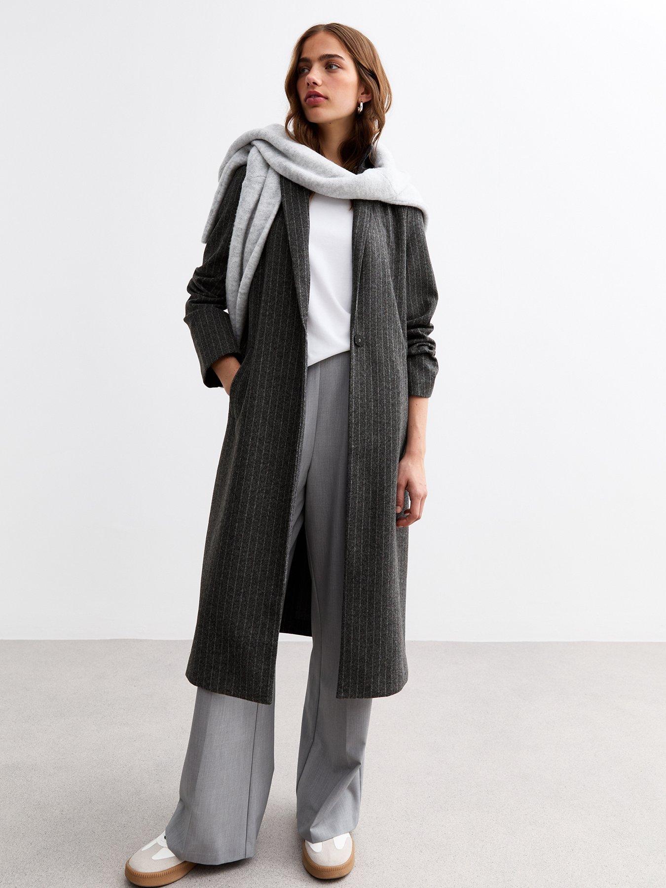 new-look-grey-pinstriped-unlined-longline-coat-multiback