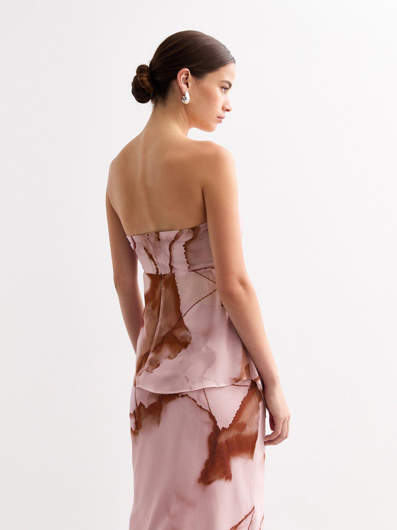 new-look-marble-print-tie-front-bandeau-top-printstillFront