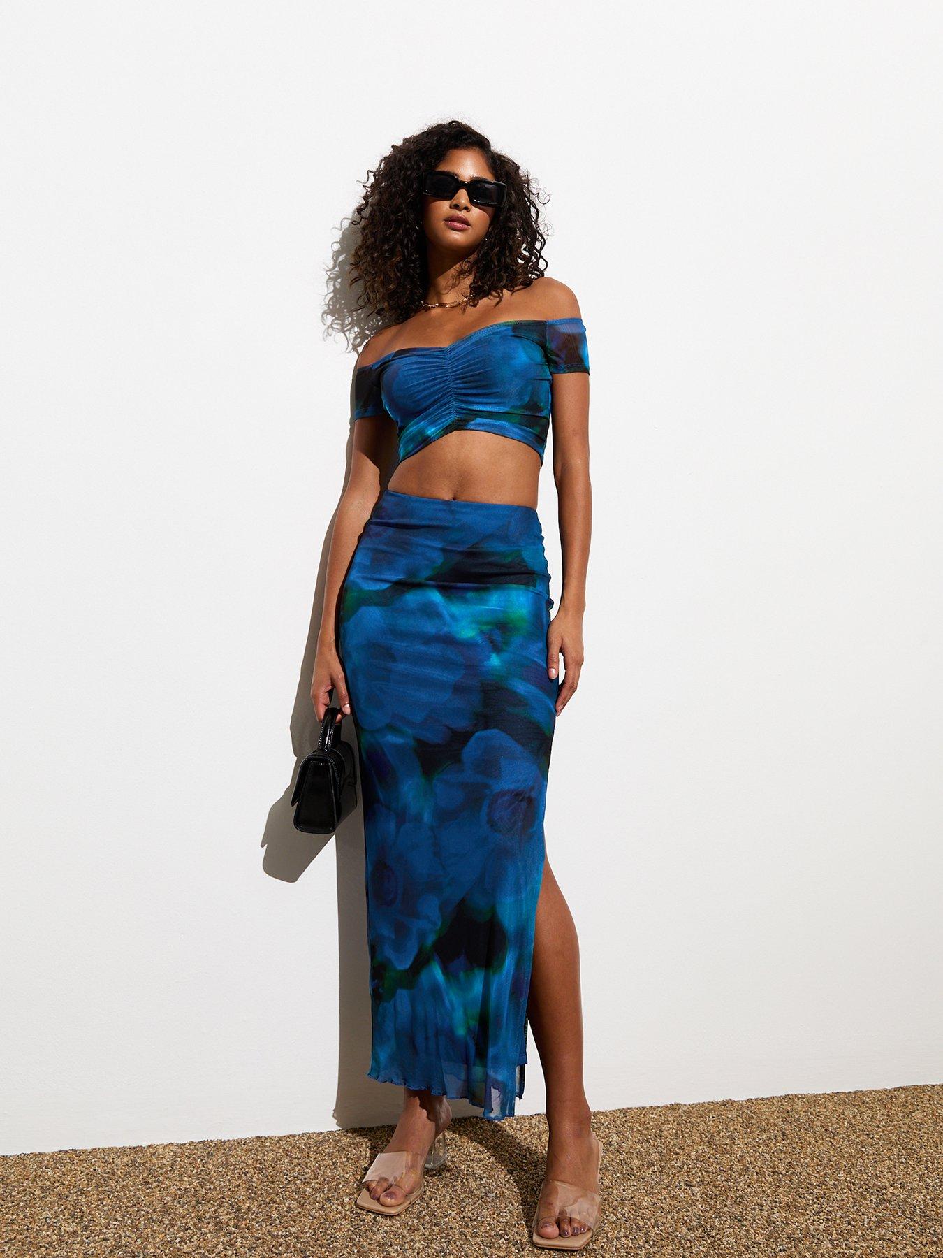 new-look-blue-floral-print-midi-skirtback