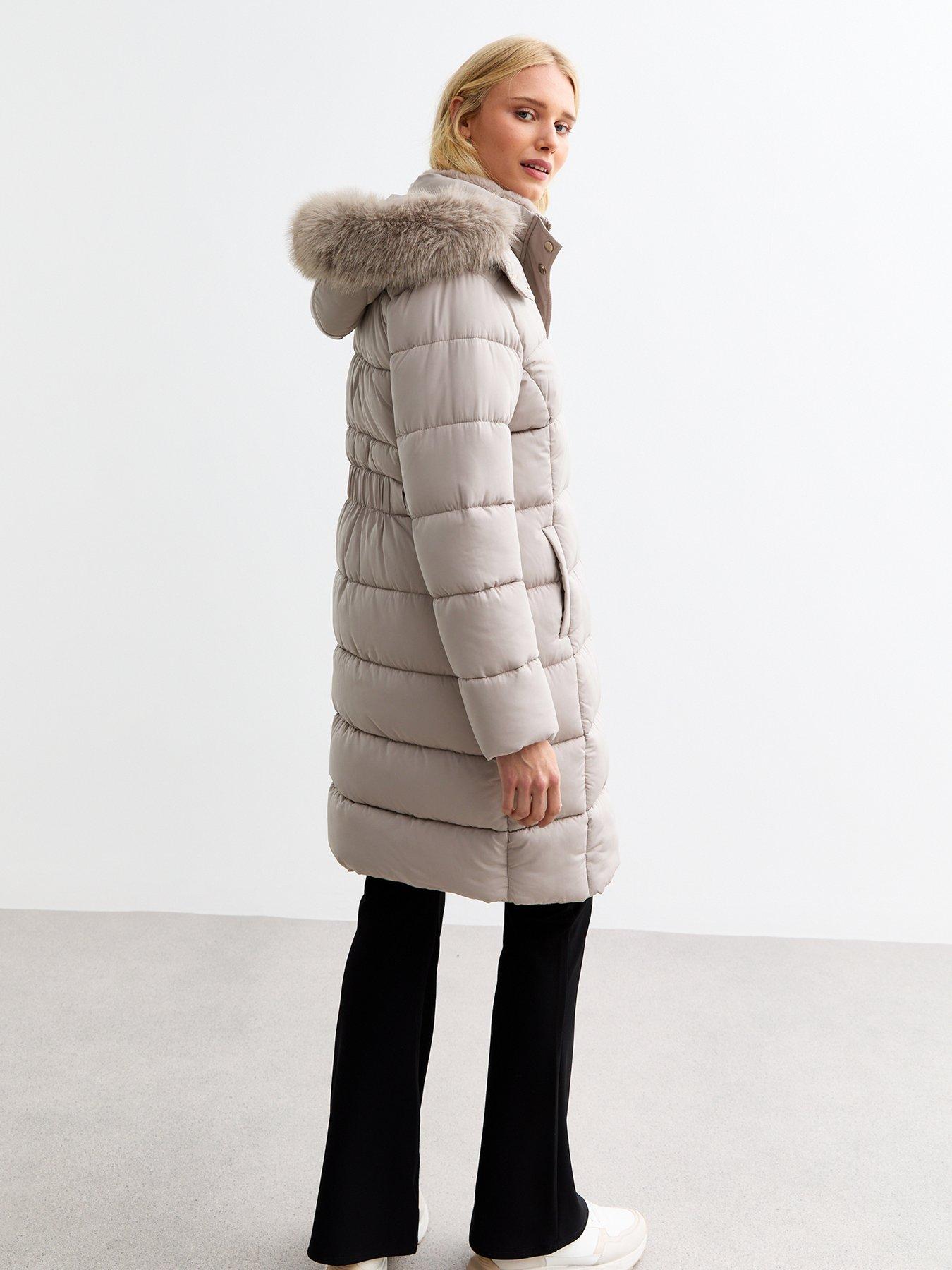 new-look-mink-faux-fur-trim-hood-long-puffer-coatstillFront