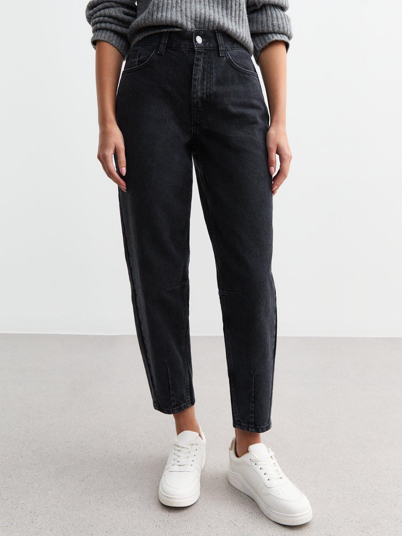 new-look-denim-barrel-leg-jeans-blackfront