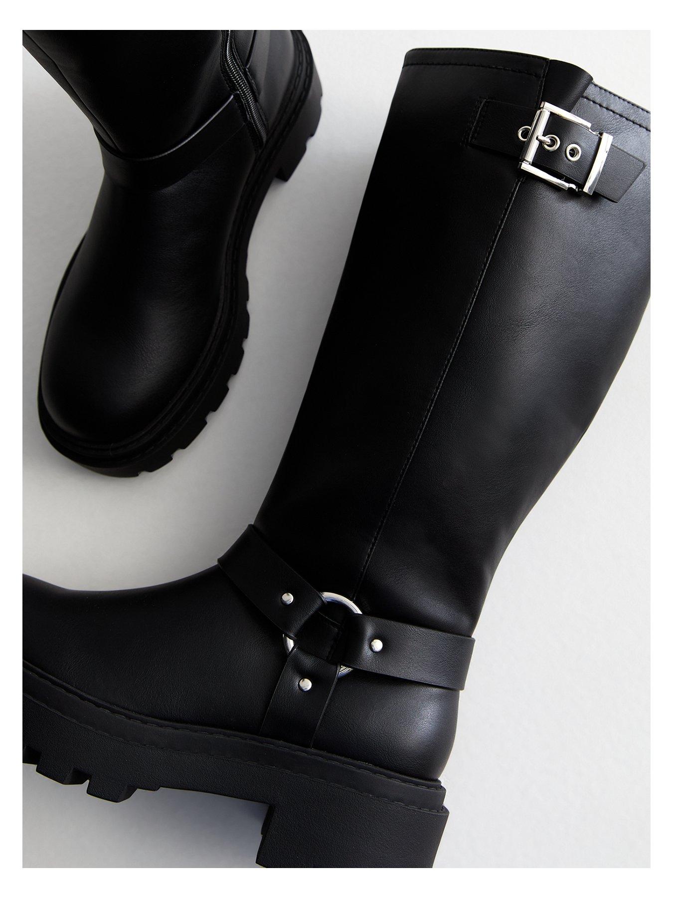 new-look-extra-wide-calf-fit-leather-look-buckled-knee-high-biker-boots-blackoutfit