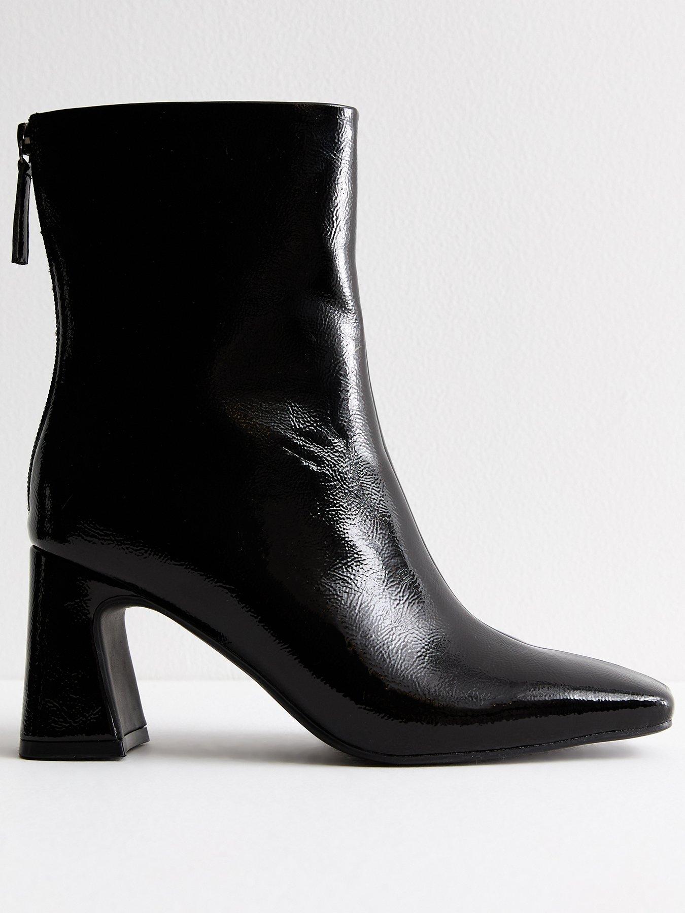 new-look-leather-look-heeled-ankle-boots-black