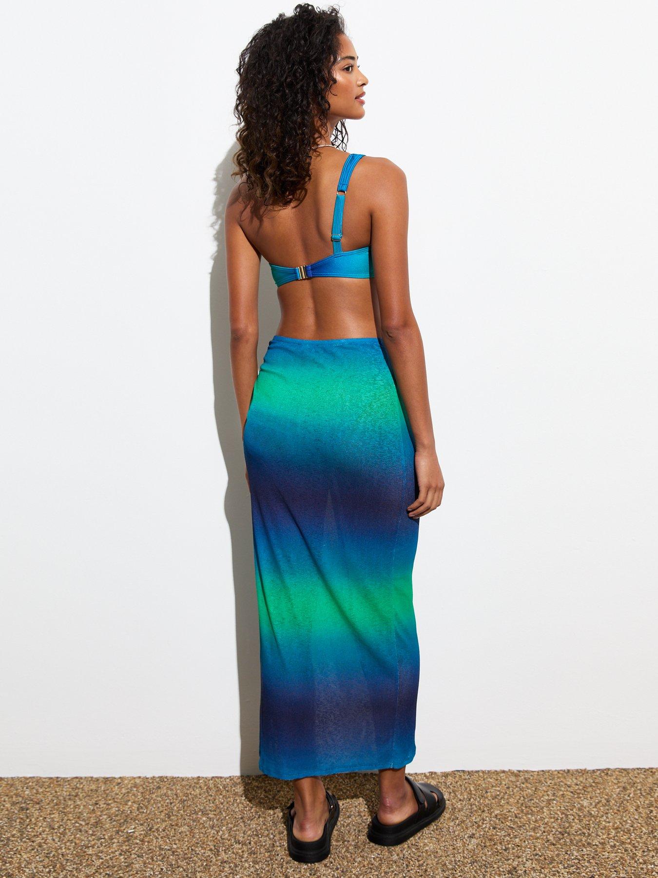 new-look-green-ombre-print-wrap-sarongstillFront