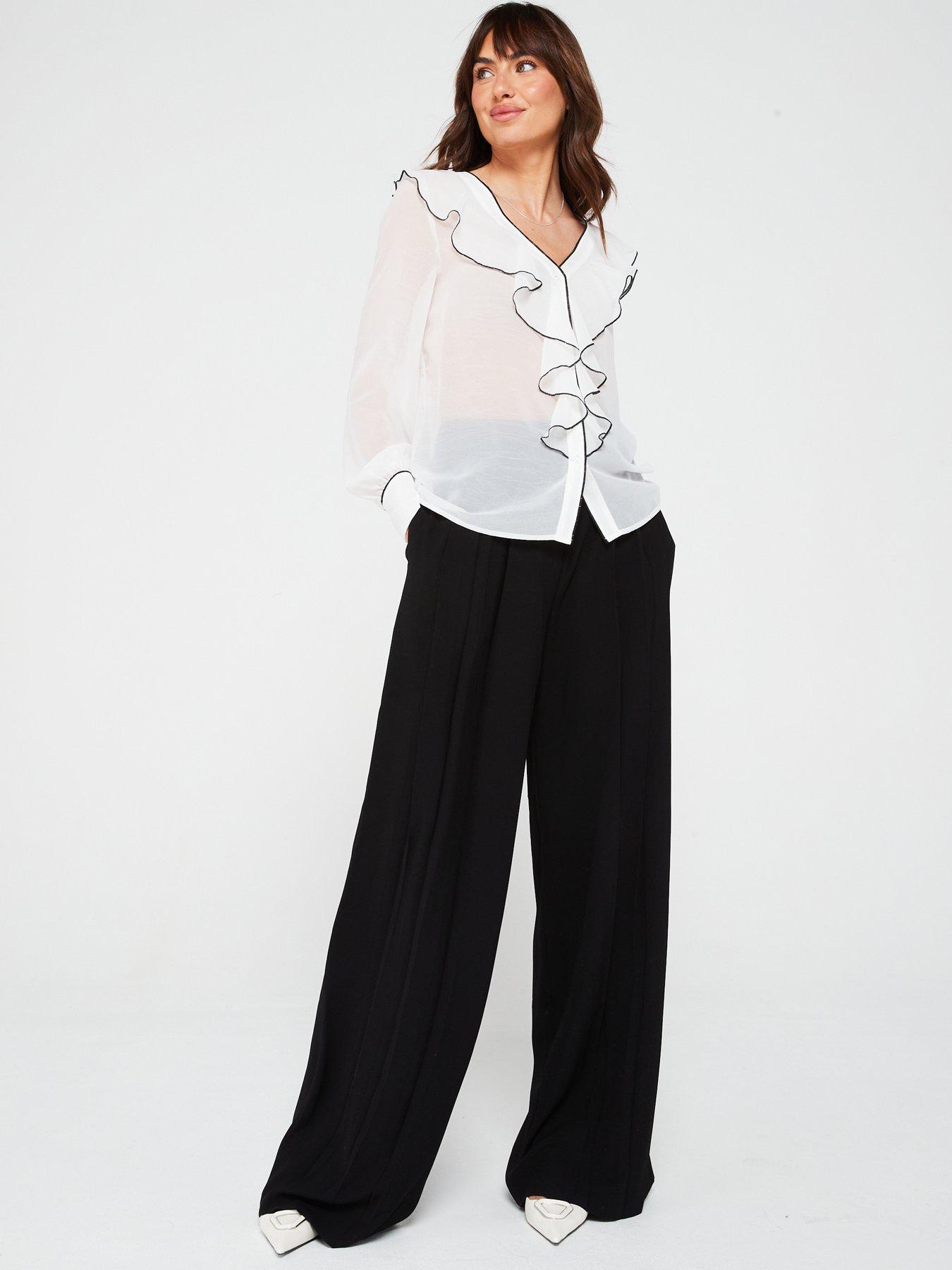 v-by-very-contrast-ruffle-blouse-ivoryback