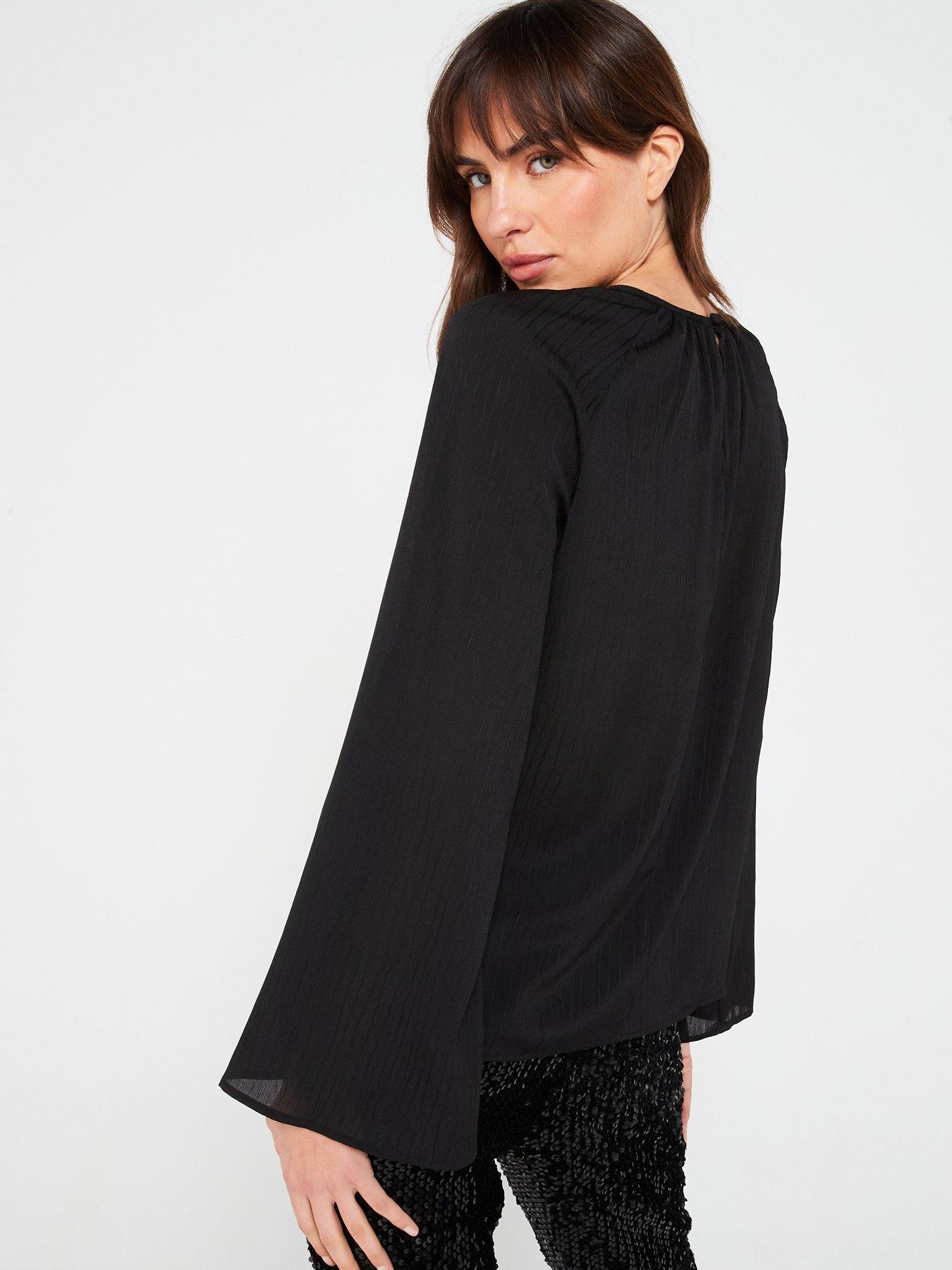 v-by-very-cut-out-detail-blouse-blackstillFront