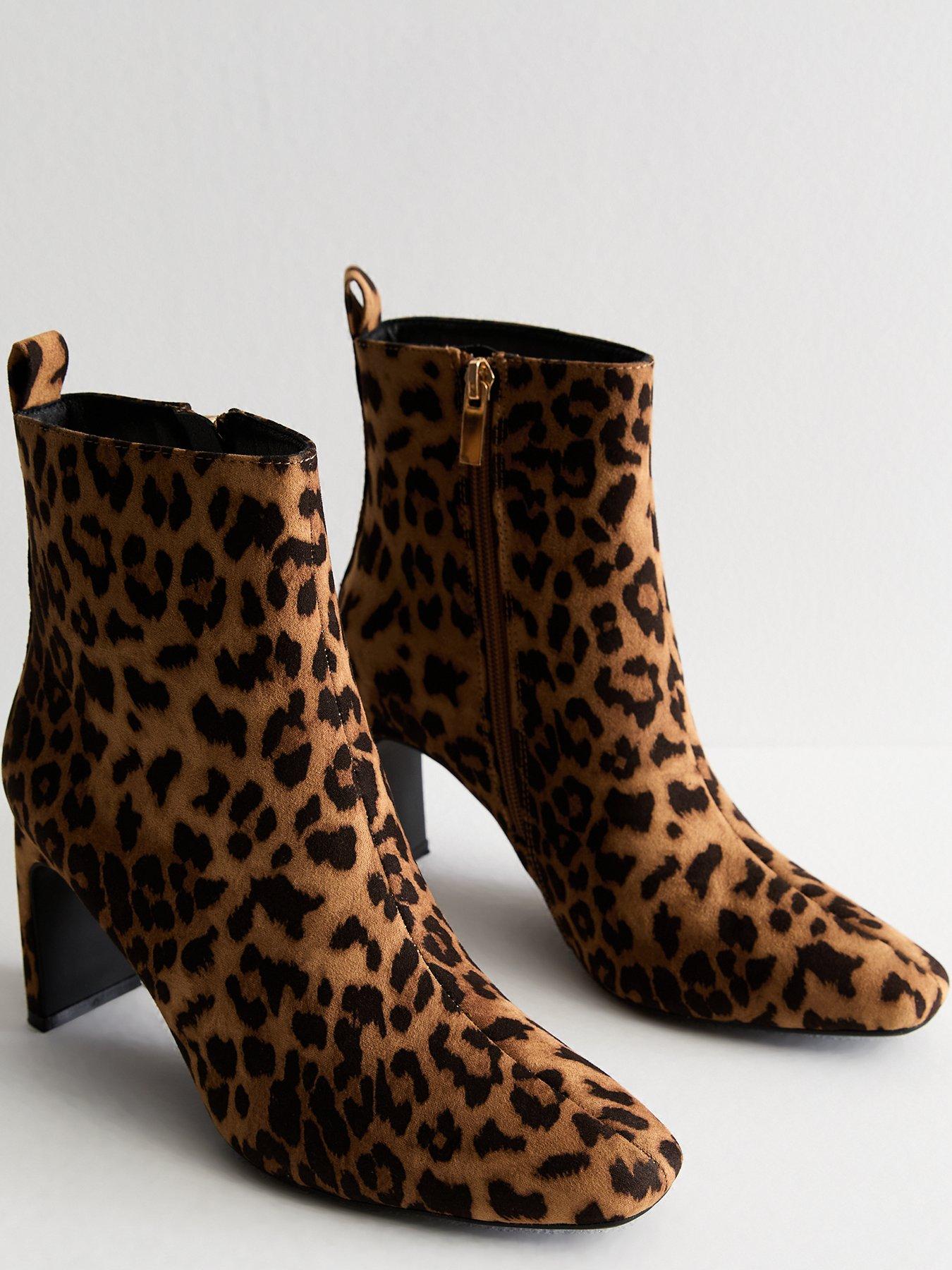 new-look-stone-animal-print-heel-ankle-boots-brownoutfit