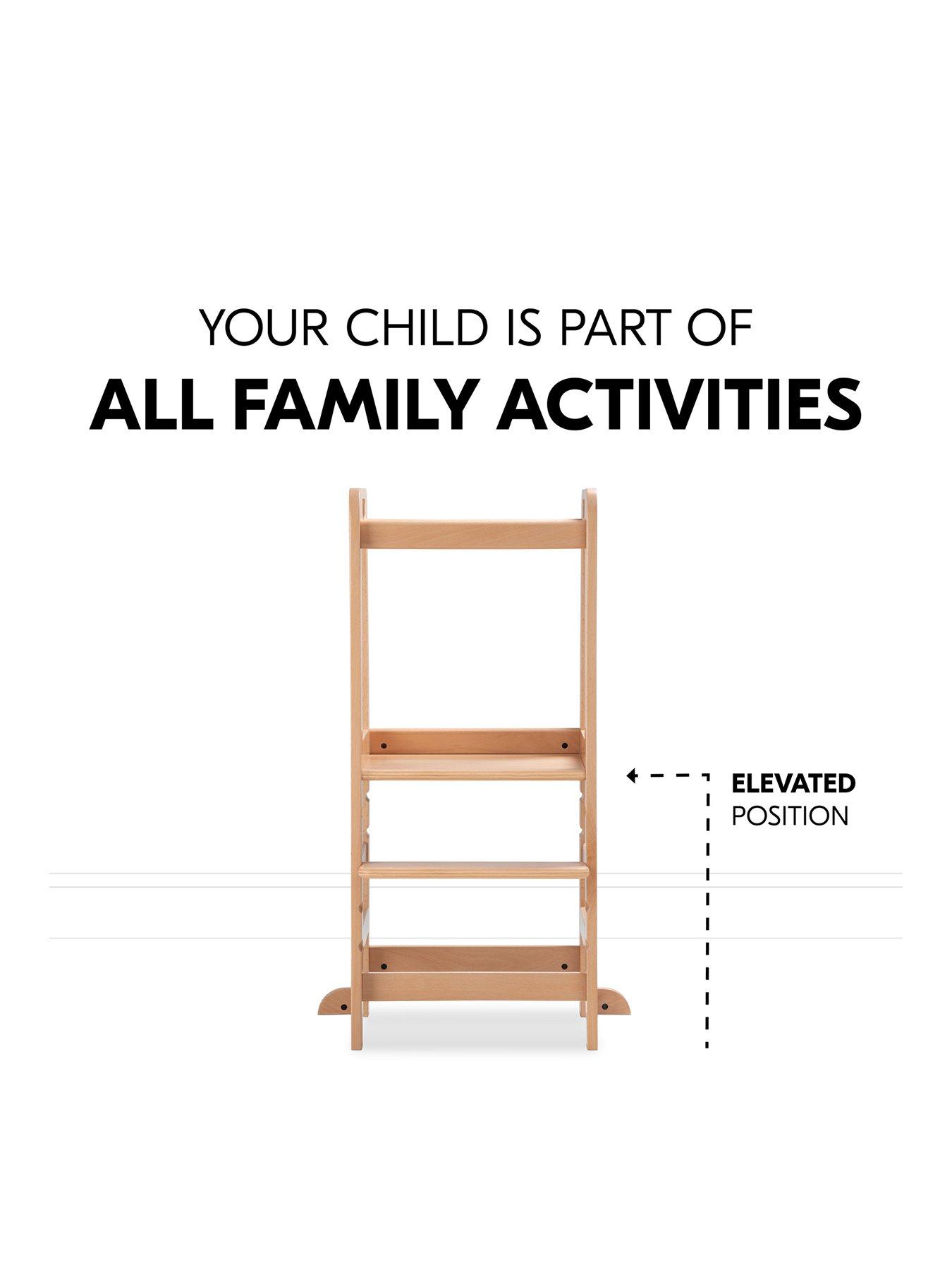 Image 3 of 8 of Hauck Learn N Explore Learning Tower - Natural