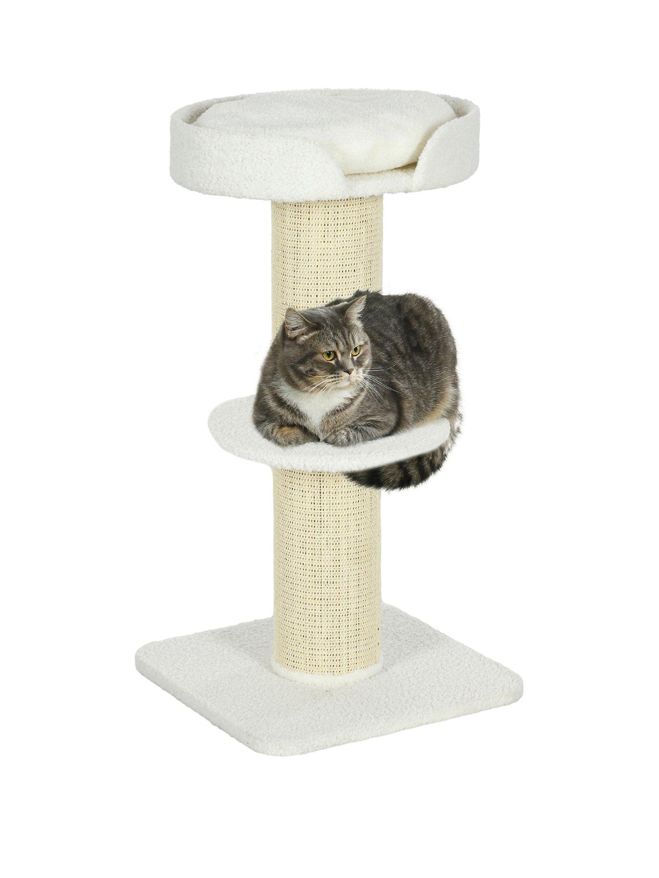 pawhut-91cm-cat-tree-with-sisal-scratching-post--whiteback