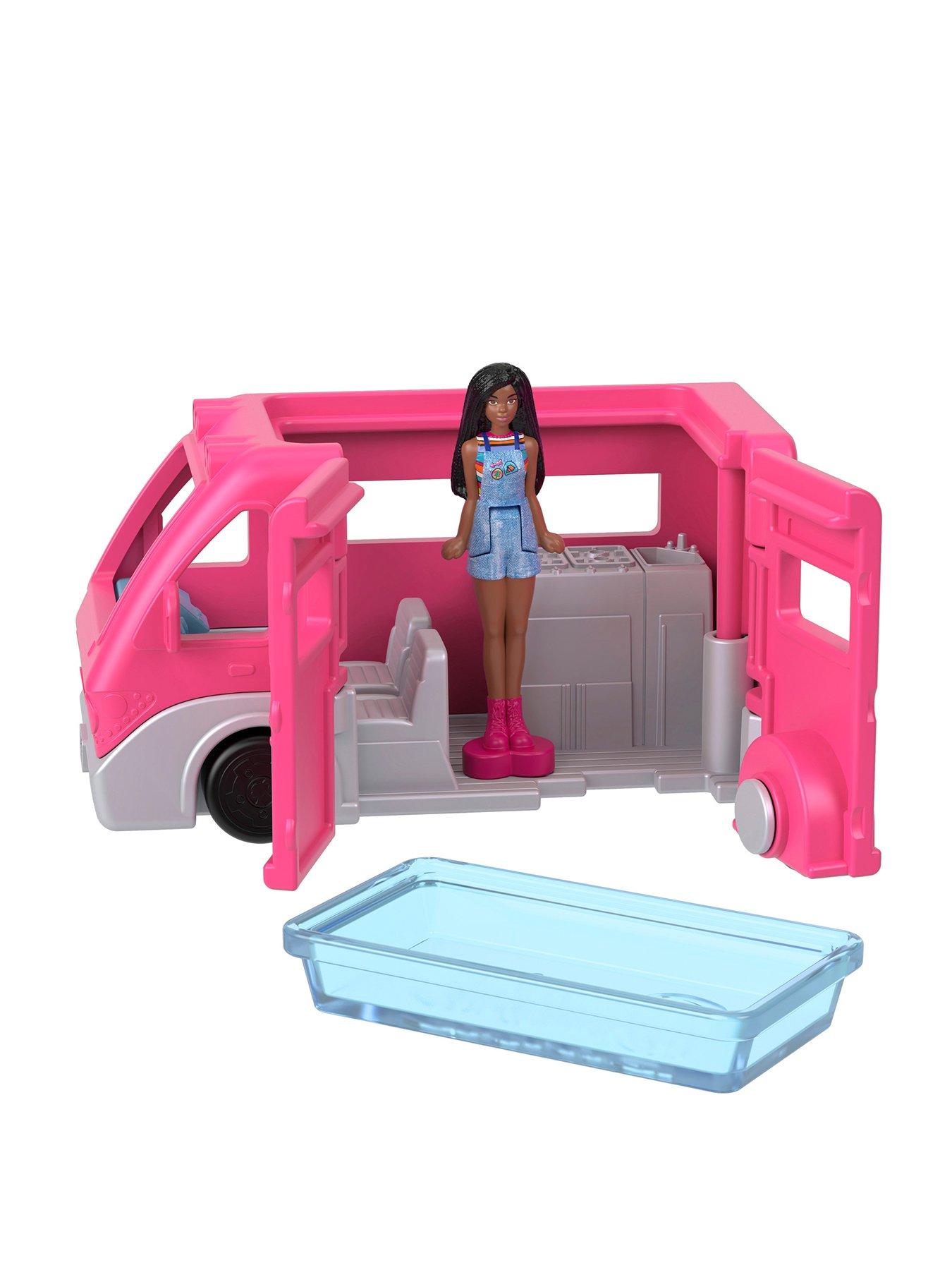 undefined Mini BarbieLand Camper  &  Doll Playset