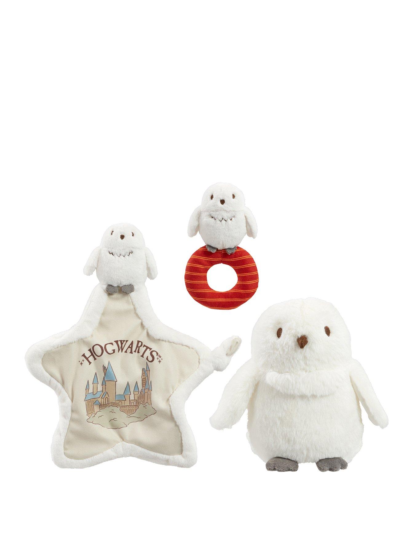 Image of Harry Potter Hedwig Ring rattle and comfort blanket bundle