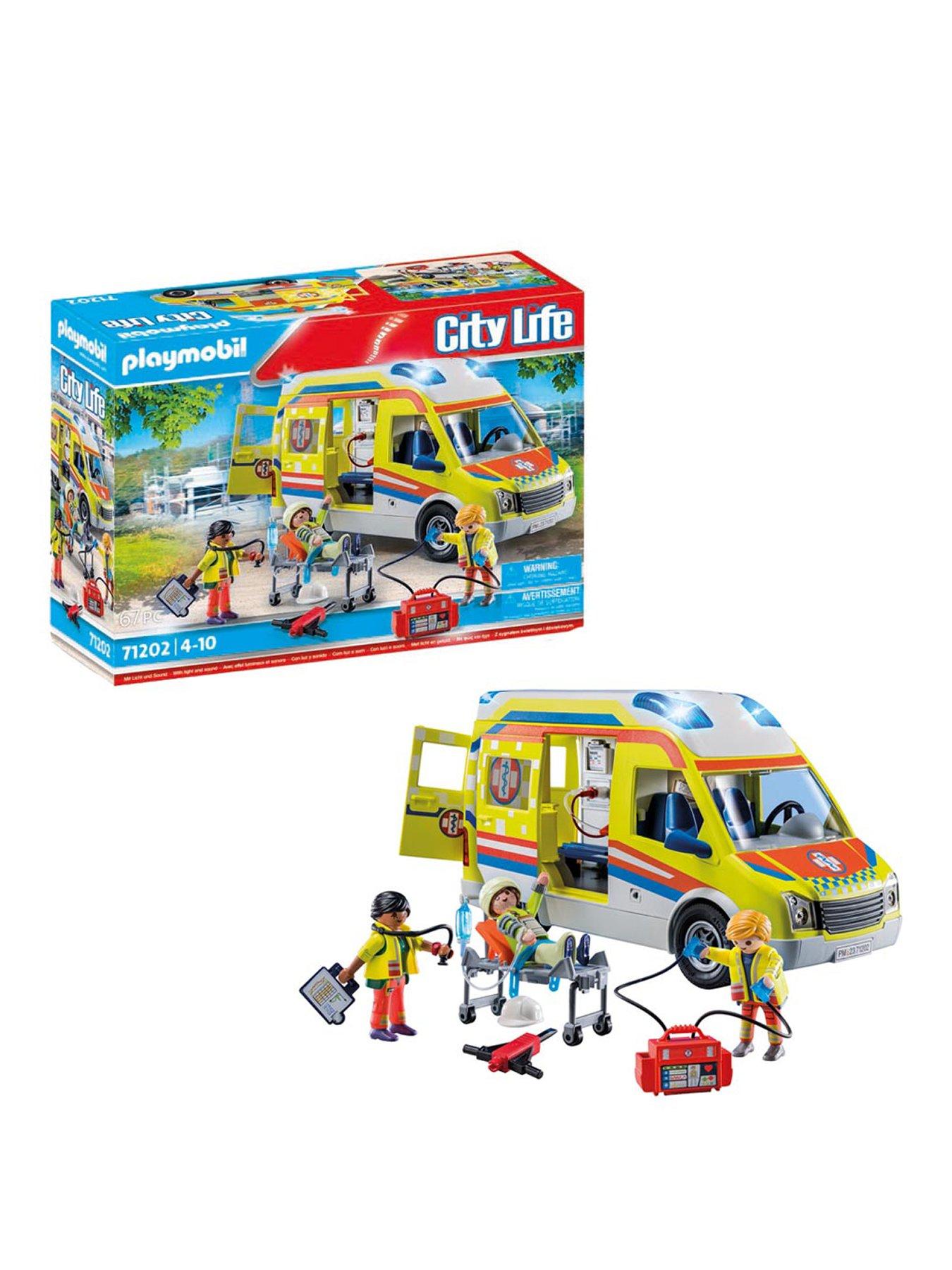Playmobil 71202 City Life Ambulance with Lights and Sound