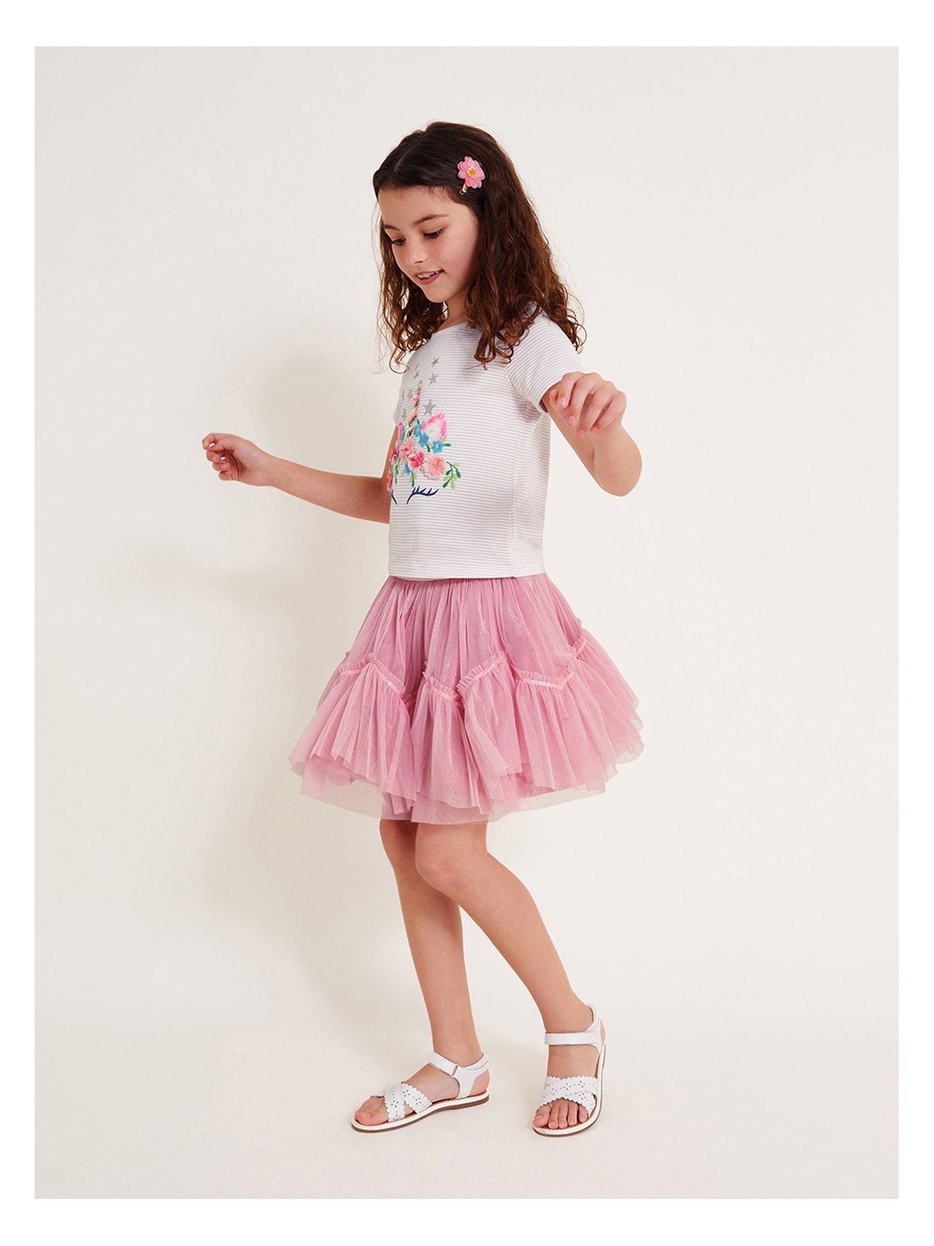 monsoon-girls-unicorn-head-top-and-skirt-set-pink