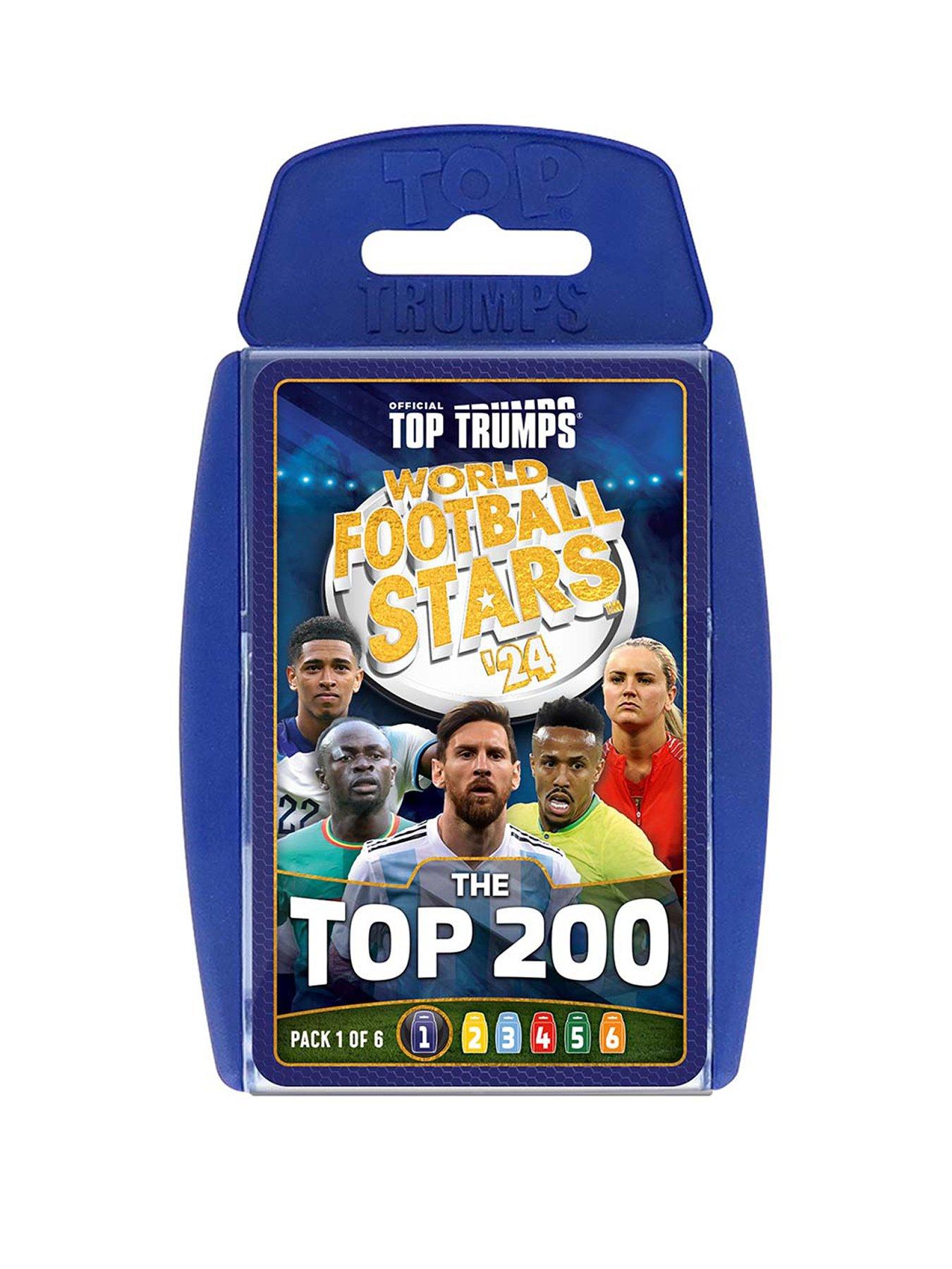 undefined World Football Stars Top 200 Top Trumps - Pack 1