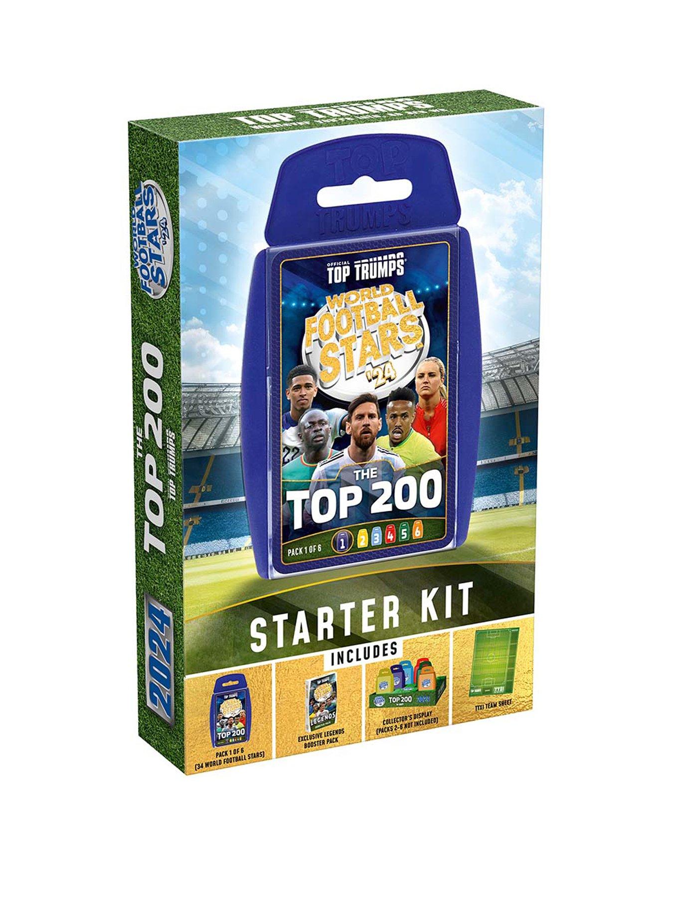 World Football Stars Top 200 Top Trumps - Card Game Starter Kit
