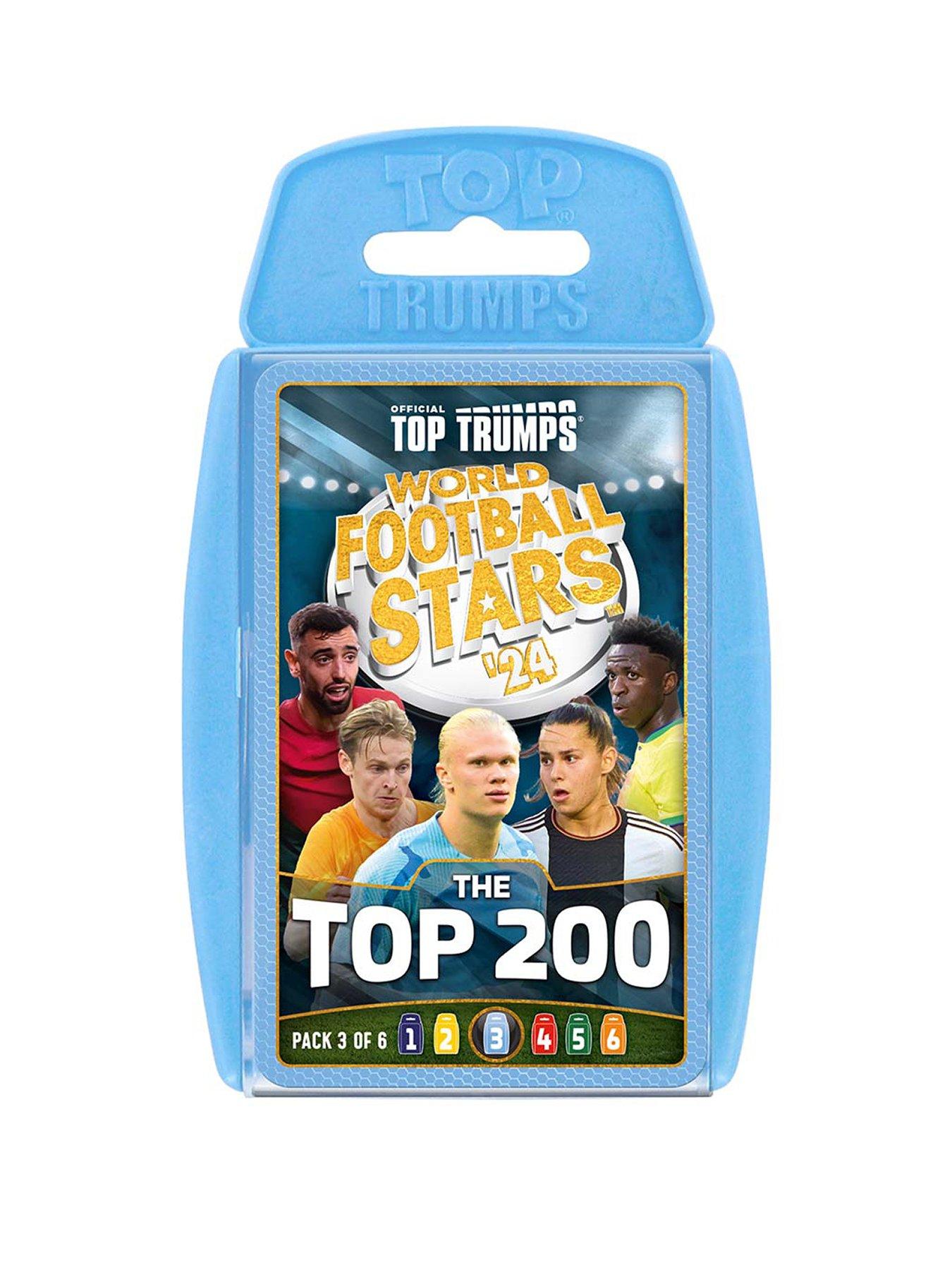 World Football Stars Top 200 Top Trumps Card Game - Pack 3