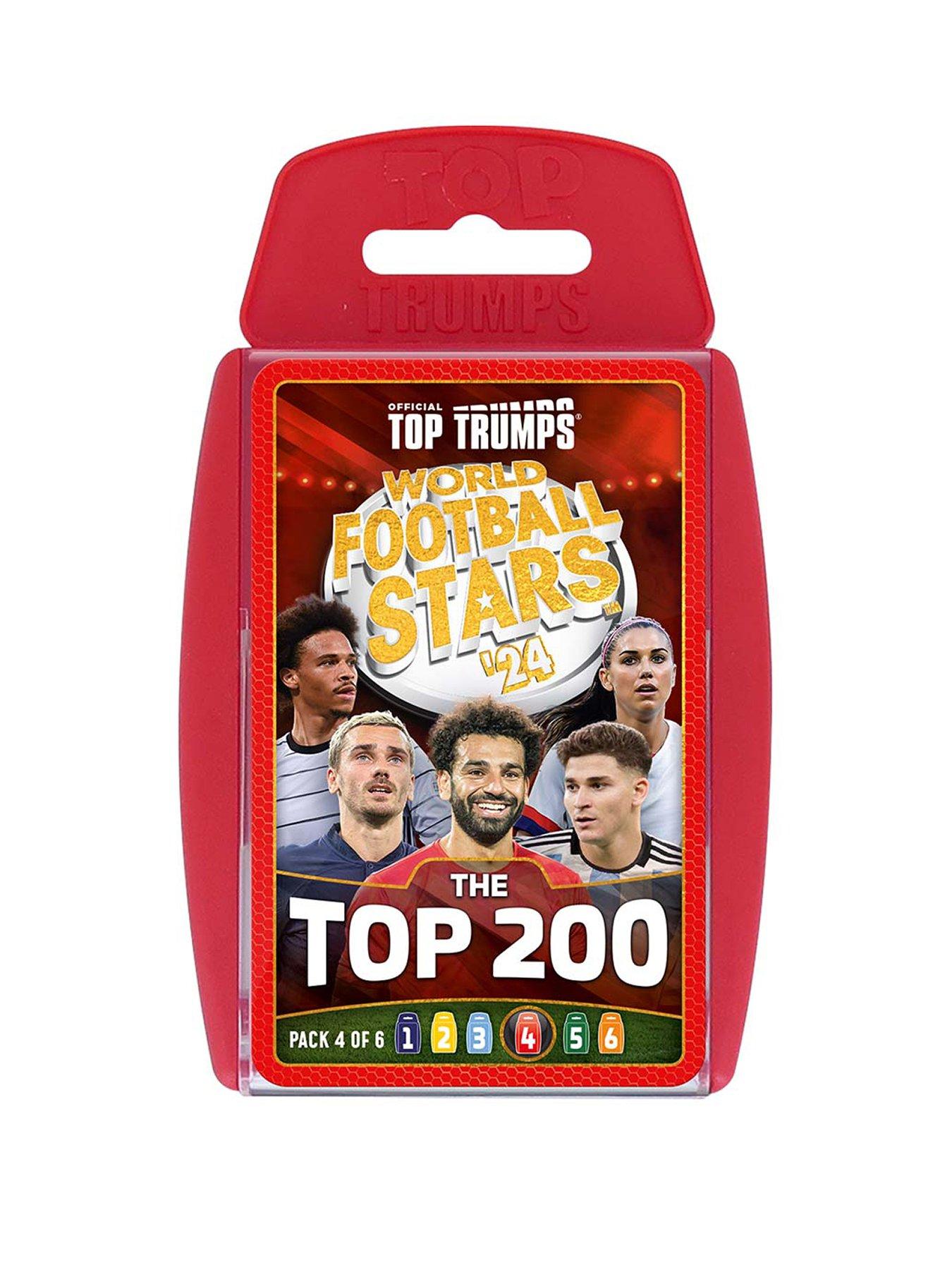World Football Stars Top 200 Top Trumps Card Game - Pack 4