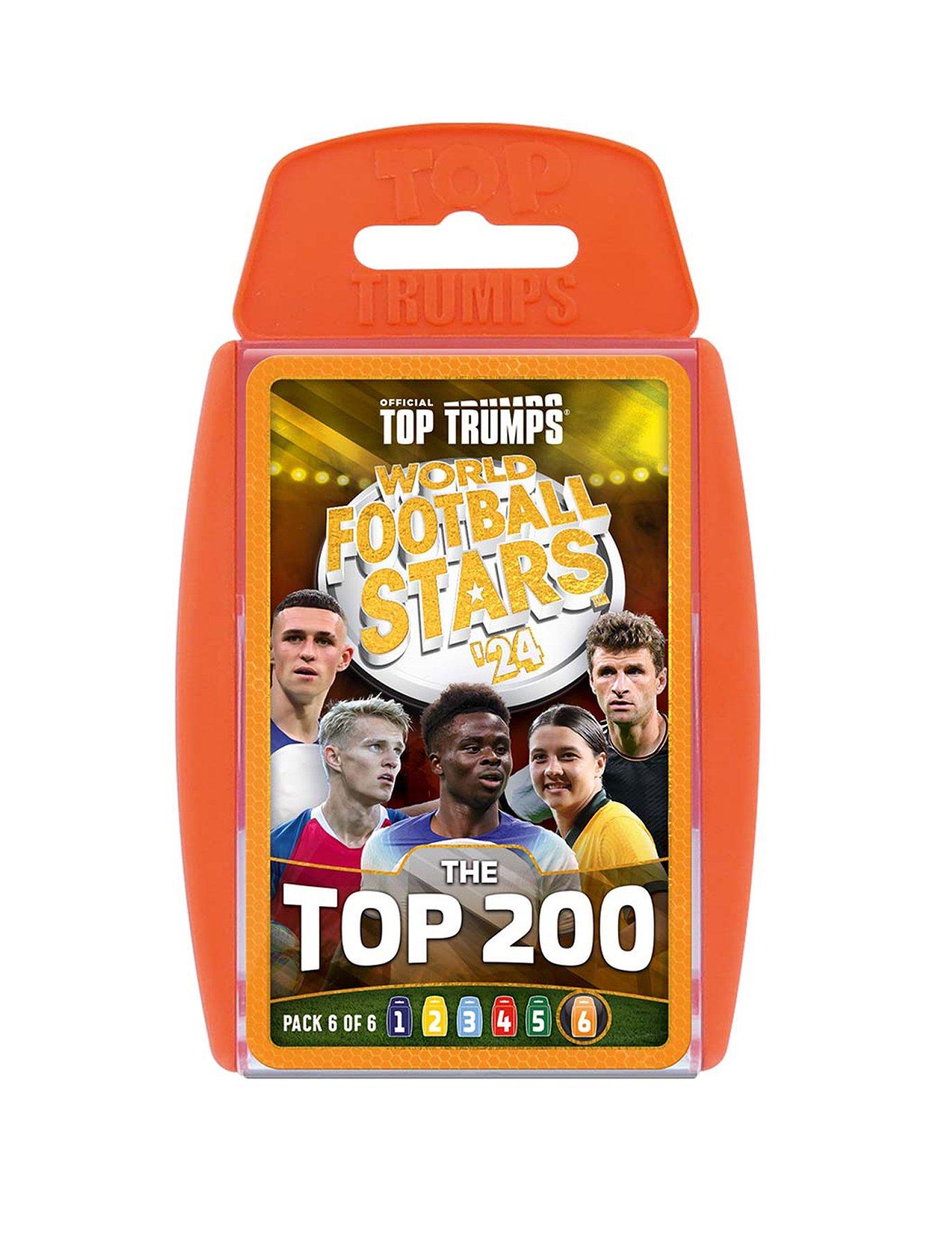 Image 1 of 7 of World Football Stars Top 200 Top Trumps Card Game&nbsp;- Pack 6