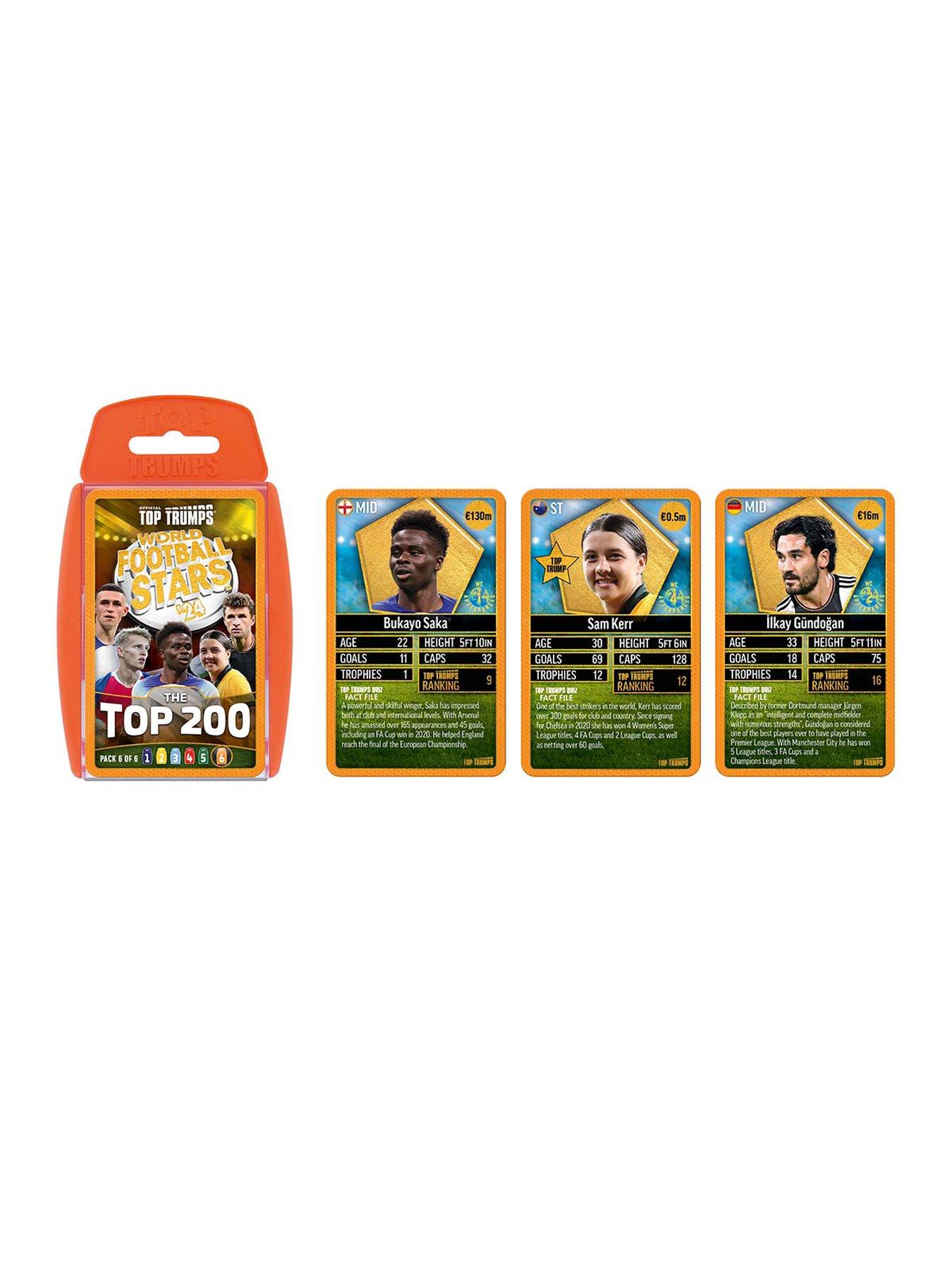 Image 5 of 7 of World Football Stars Top 200 Top Trumps Card Game&nbsp;- Pack 6