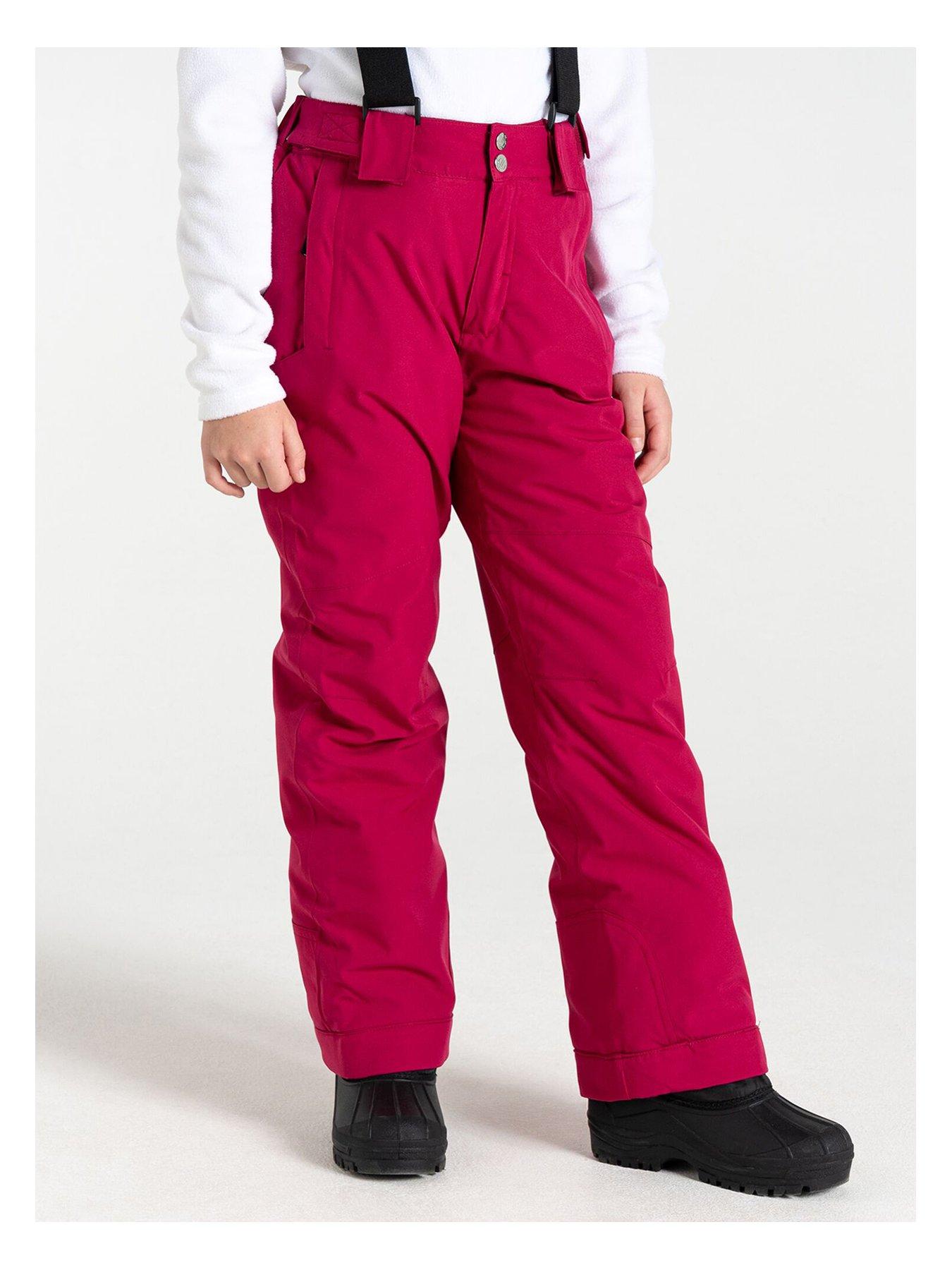 Pantalon De Ski Enfant Dare2b Outmove II - Imperméable, Respirant, Bretelles Amovibles, Taille 7-8 Ans
