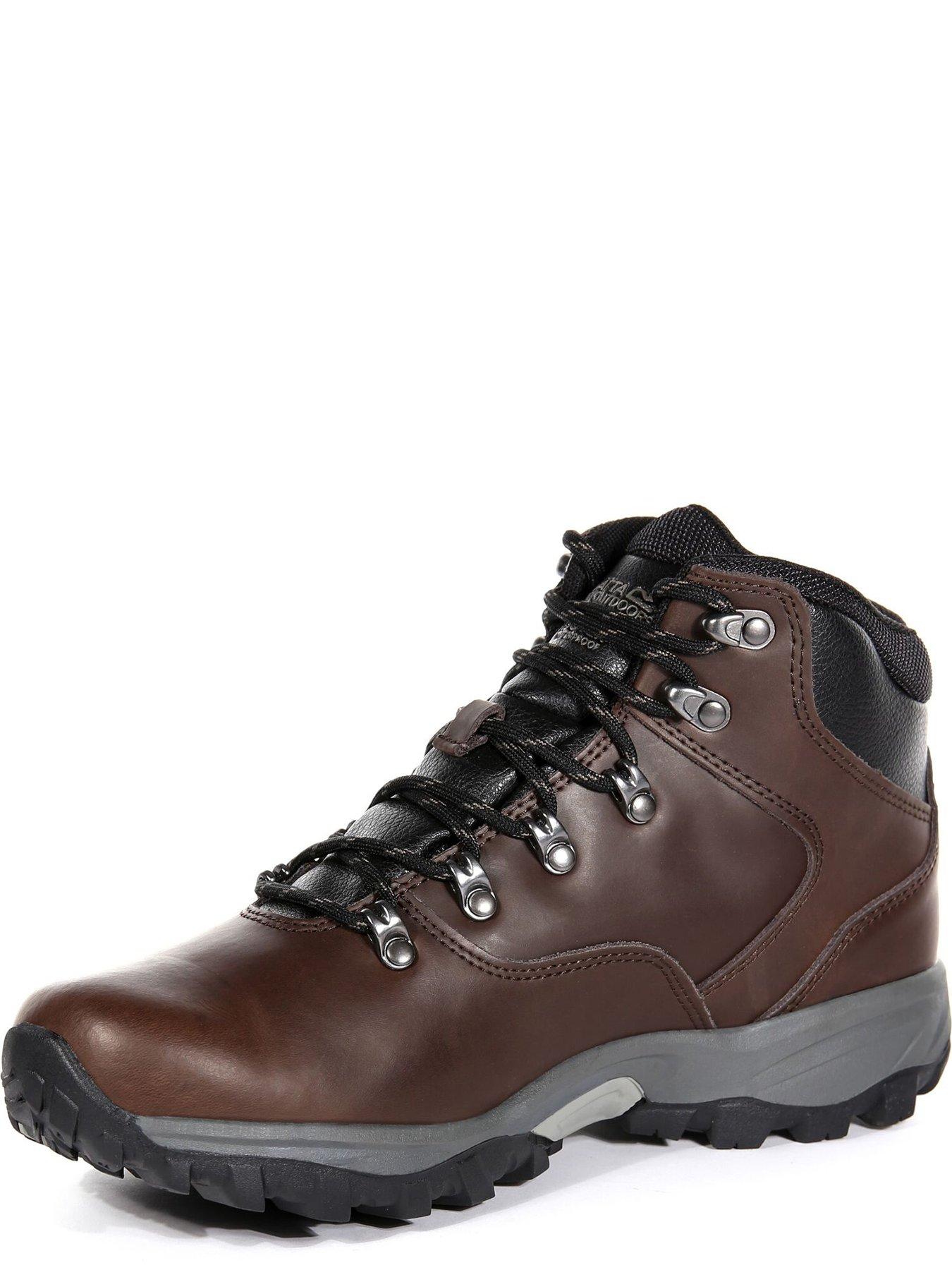 Image 4 of 6 of Regatta Mens Bainsford Waterproof Leather Walking Boot -brown