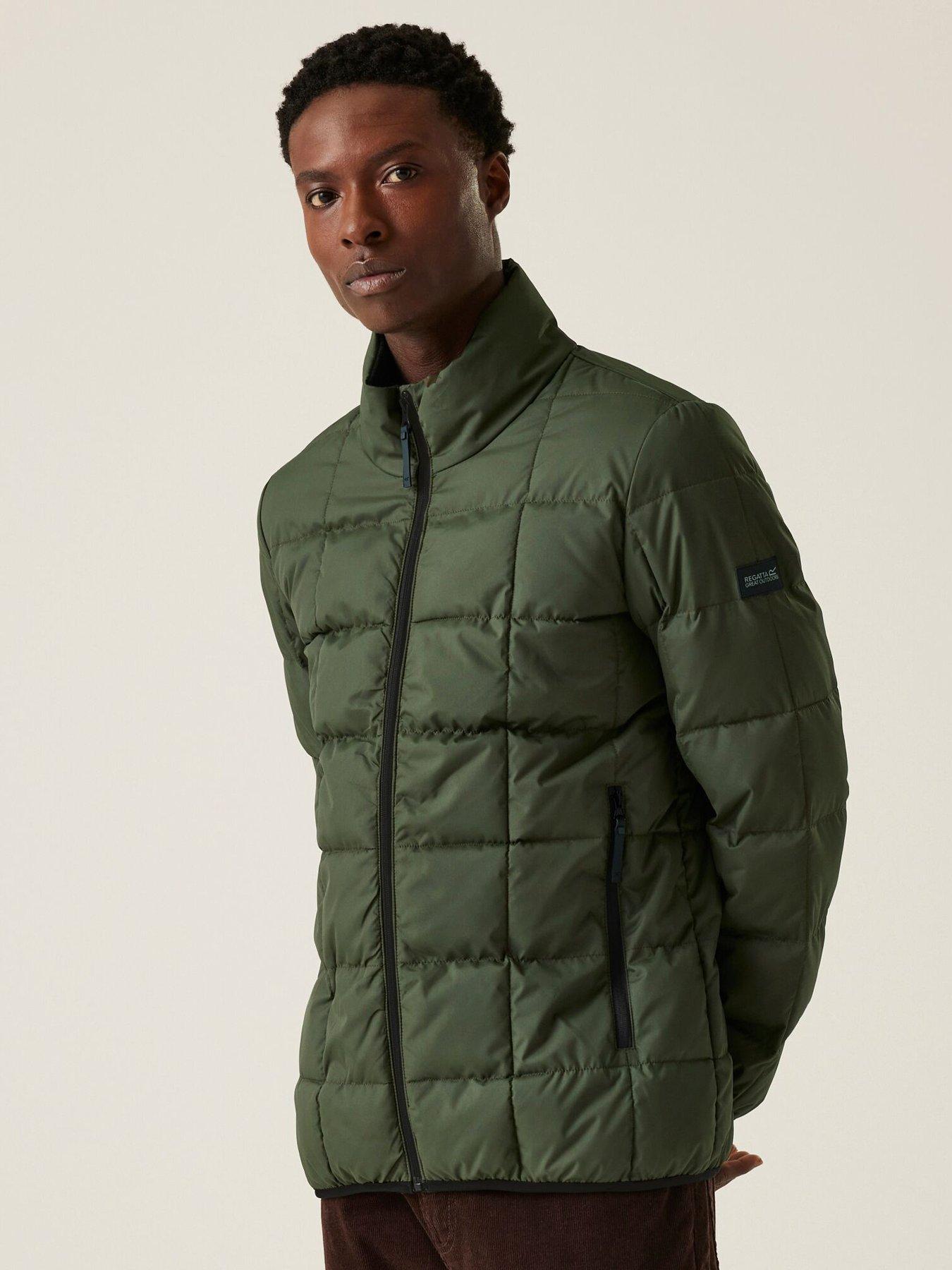 Image of Regatta Mens Wilnor Baffled/Quilted Jacket-KHAKI