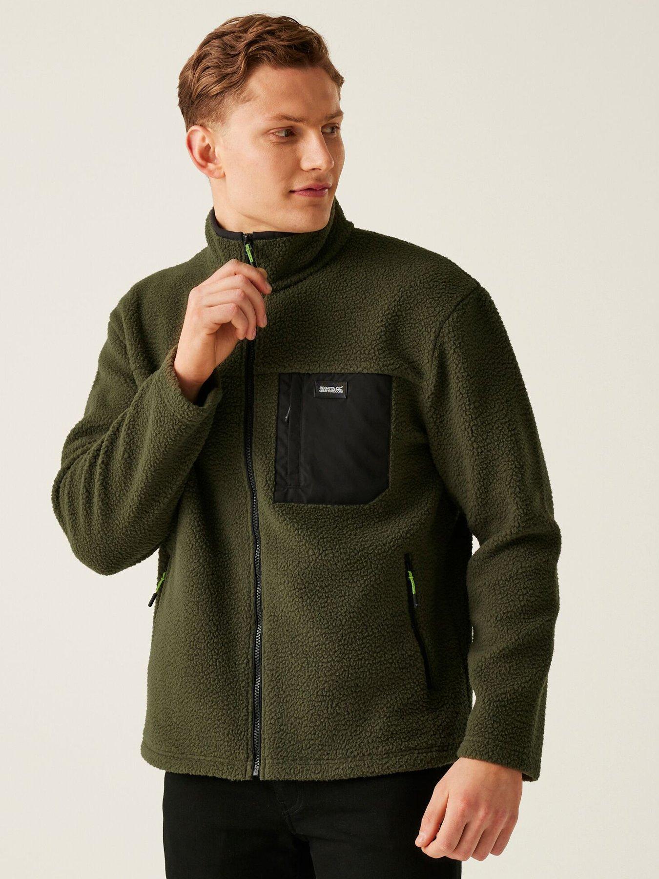Image 1 of 6 of Regatta Mens Frankie Borg Fleece -KHAKI