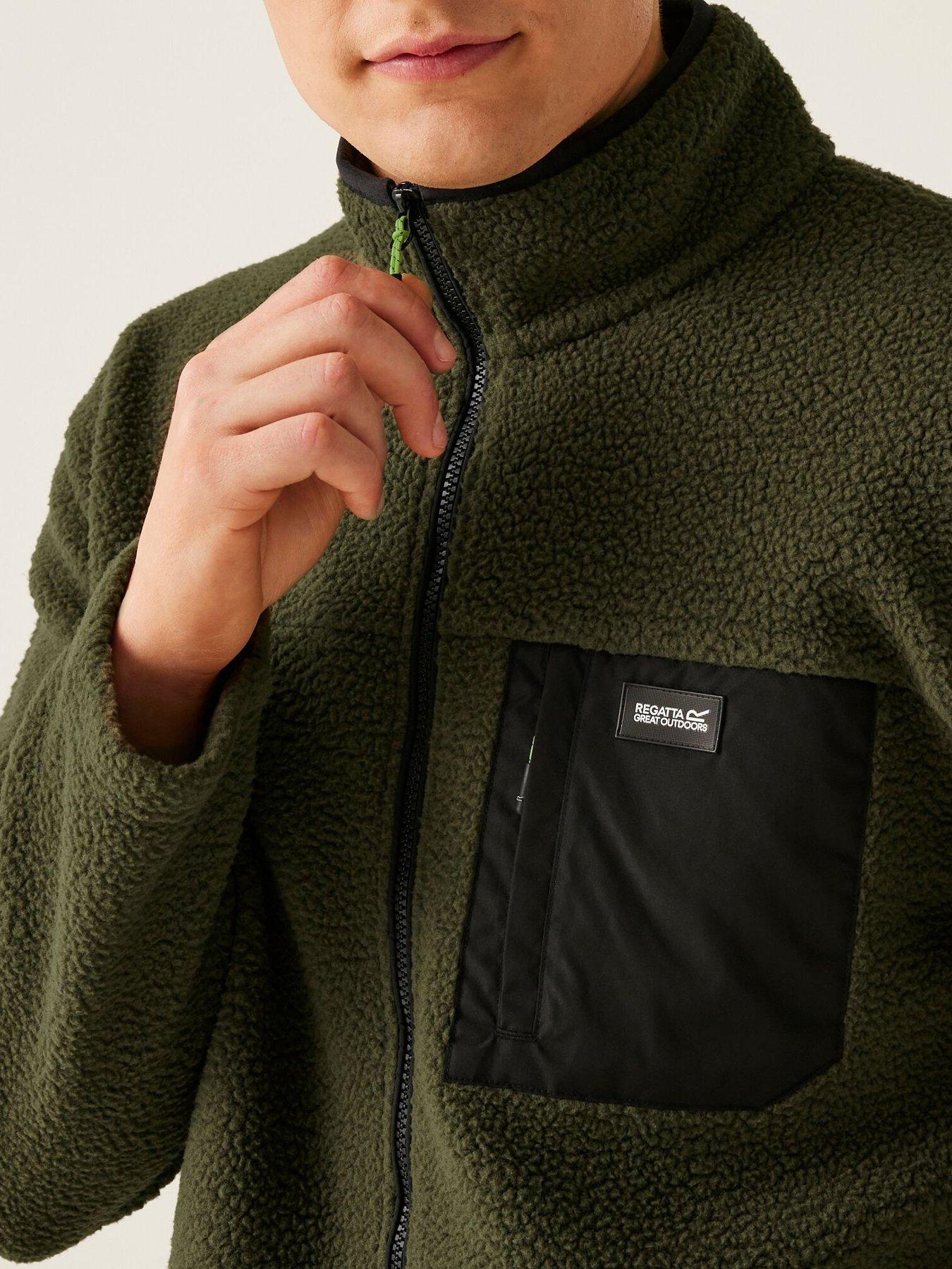 Image 3 of 6 of Regatta Mens Frankie Borg Fleece -KHAKI