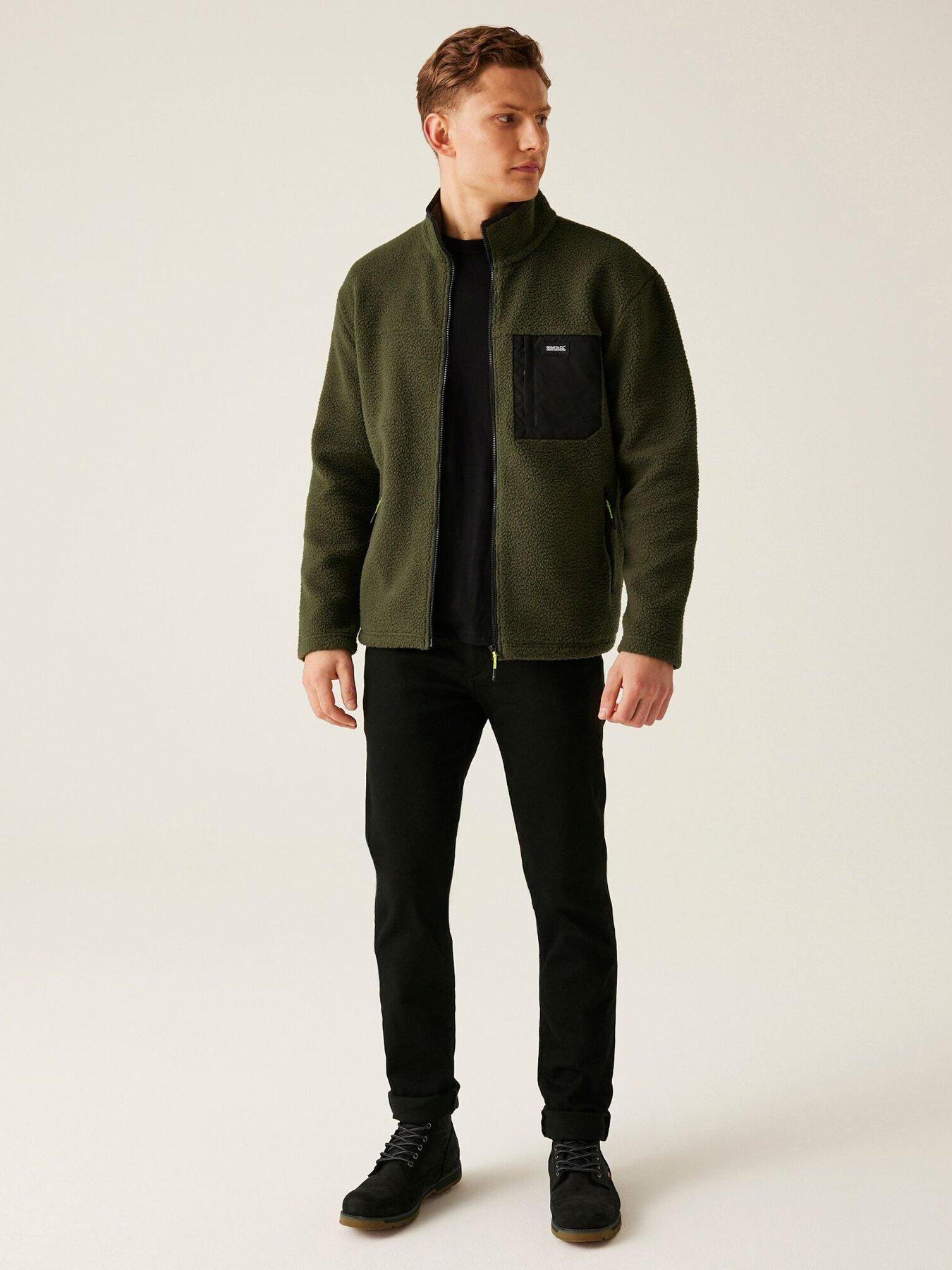 Image 4 of 6 of Regatta Mens Frankie Borg Fleece -KHAKI