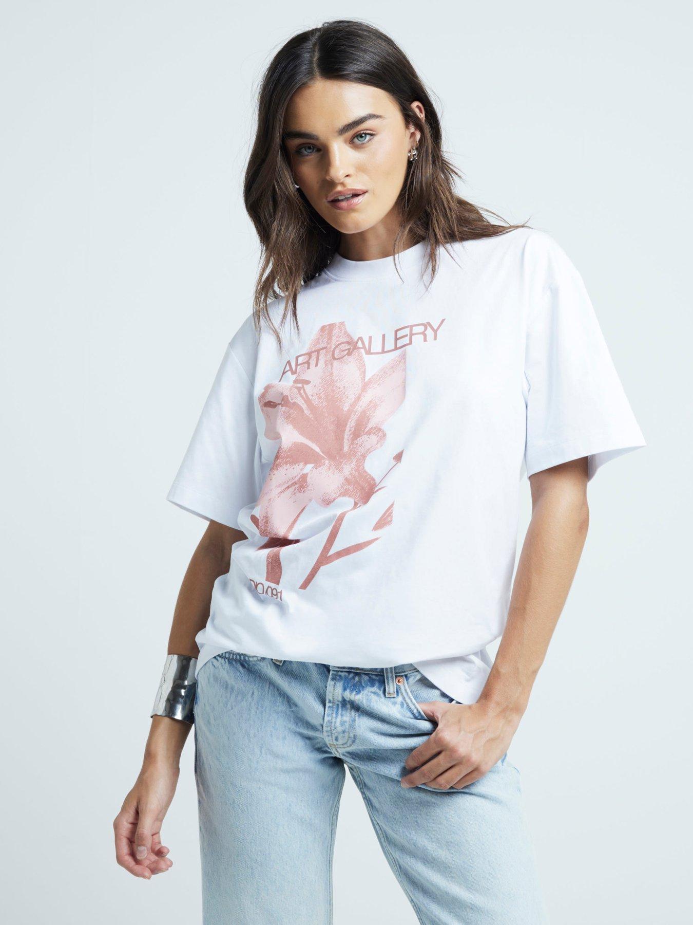 river-island-flower-print-boyfriend-tee-whiteoutfit