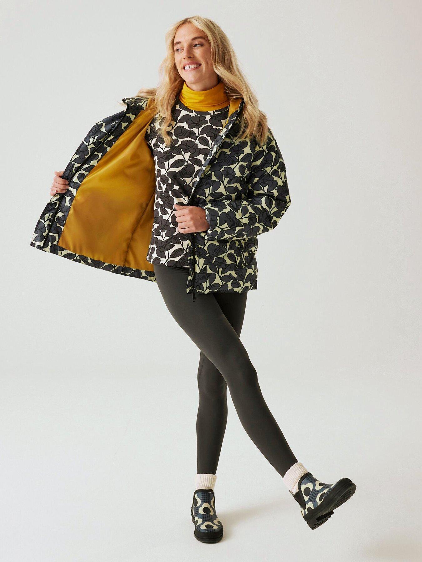 Image 3 of 6 of Regatta Womens Orla Kiely Padded Jkt Baffled/Quilted Jacket-GREY
