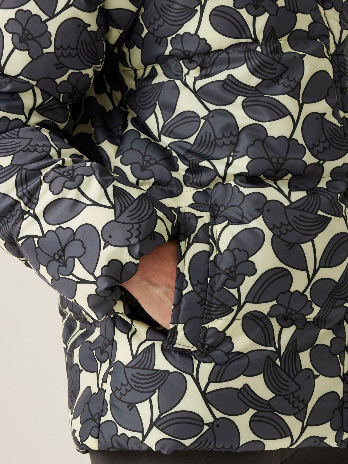 Image 4 of 6 of Regatta Womens Orla Kiely Padded Jkt Baffled/Quilted Jacket-GREY
