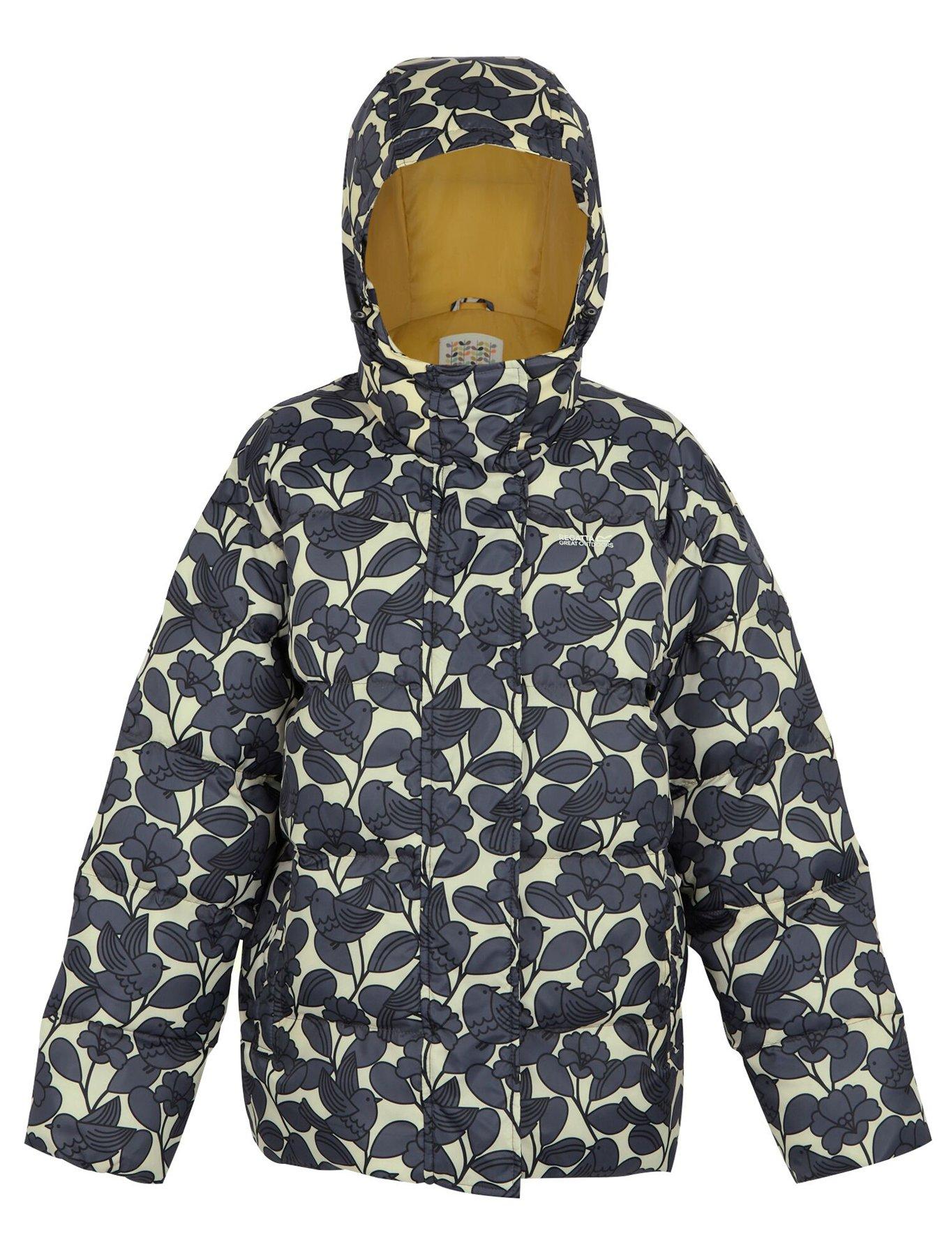 Image 5 of 6 of Regatta Womens Orla Kiely Padded Jkt Baffled/Quilted Jacket-GREY