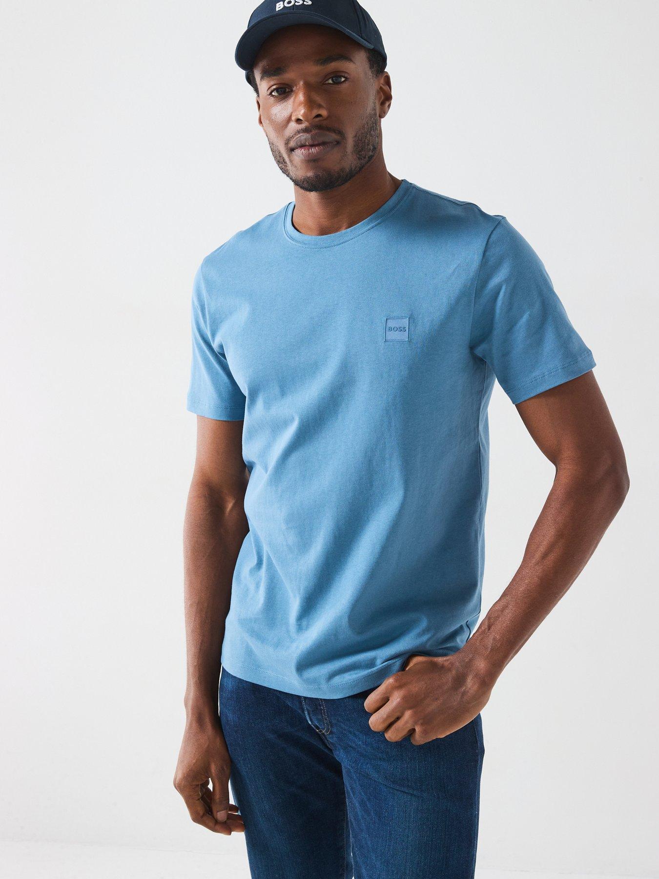 boss-tales-tonal-logo-relaxed-fit-t-shirt-bluefront