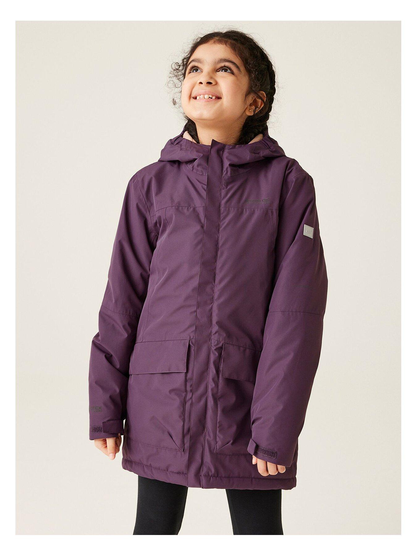 Image 1 of 5 of Regatta Kids Farbank Waterproof Insulated Jacket-plum