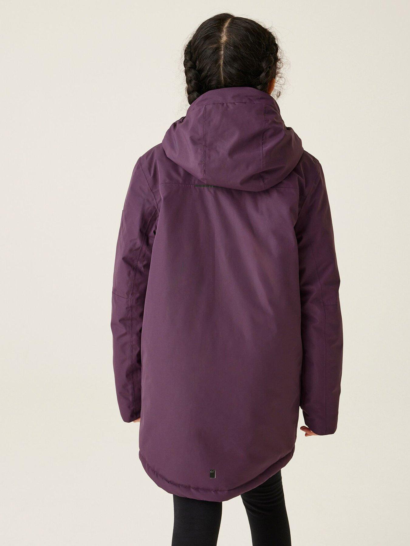 Image 2 of 5 of Regatta Kids Farbank Waterproof Insulated Jacket-plum