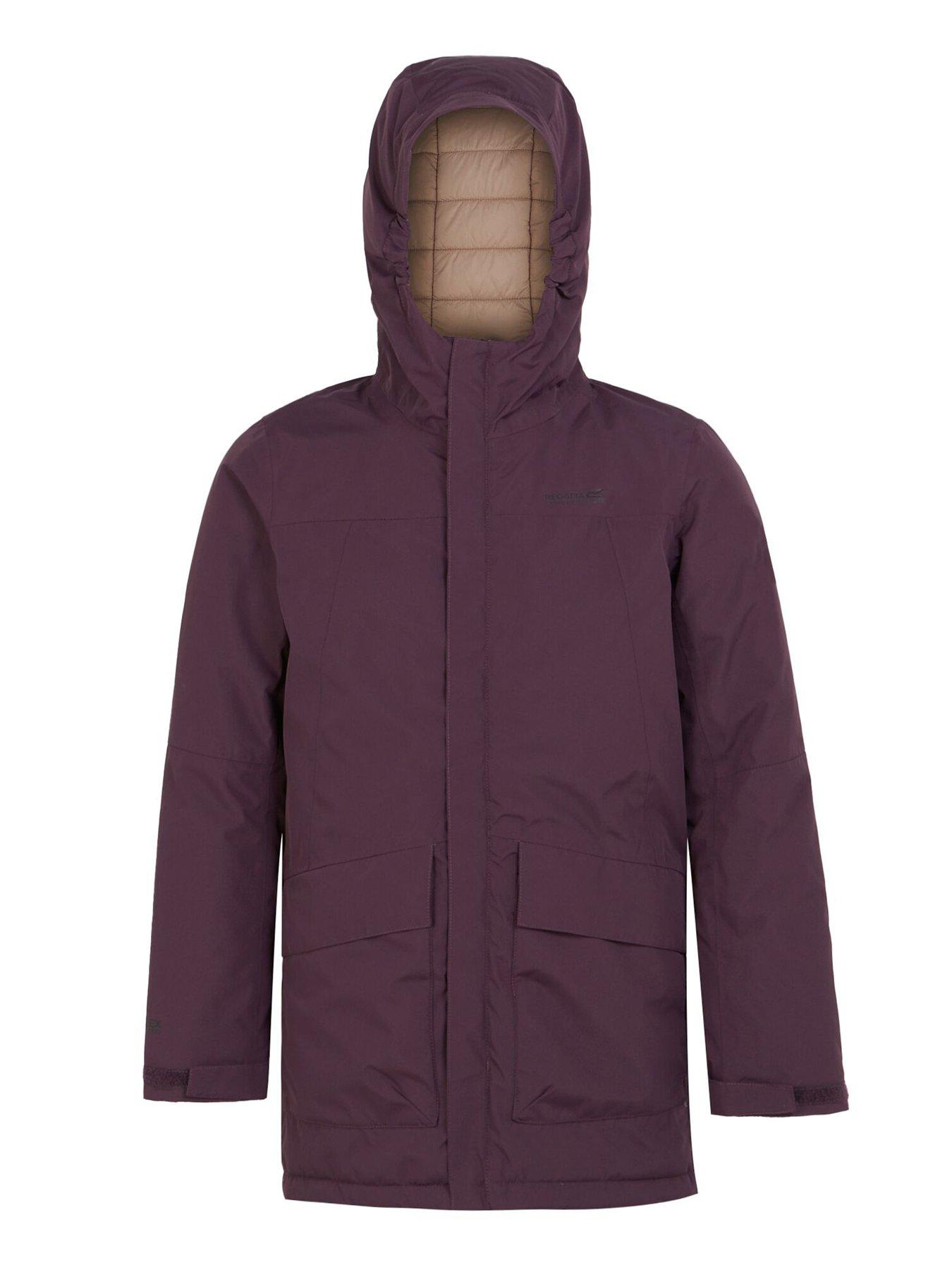 Image 4 of 5 of Regatta Kids Farbank Waterproof Insulated Jacket-plum