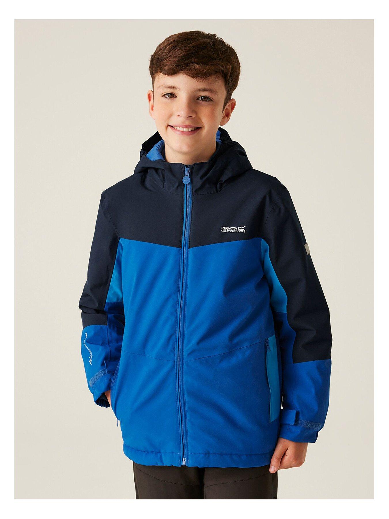 undefined Kids Junior Highton V Padded Waterproof Insulated Jacket-navy