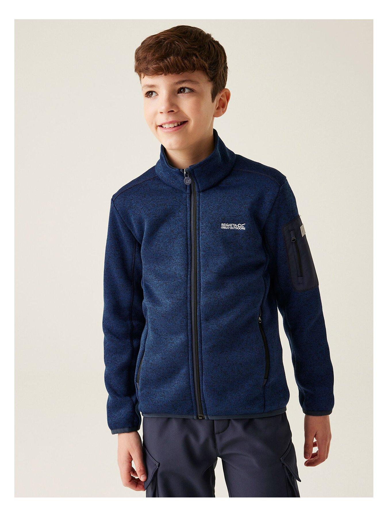 Image 1 of 5 of Regatta Kids Junior Newhill Fleece-navy