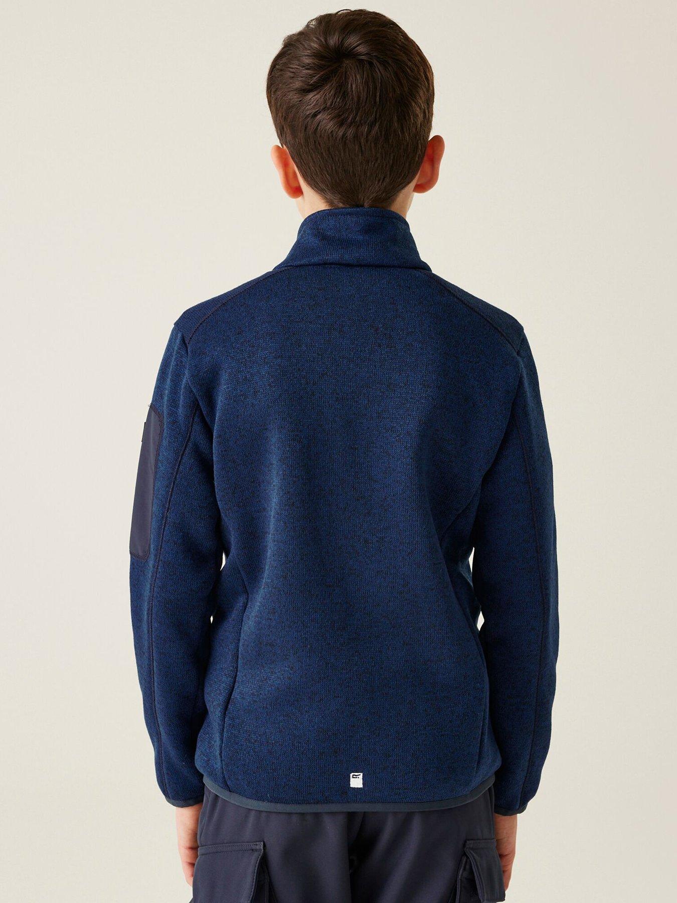 regatta-kids-junior-newhill-fleece-navystillFront